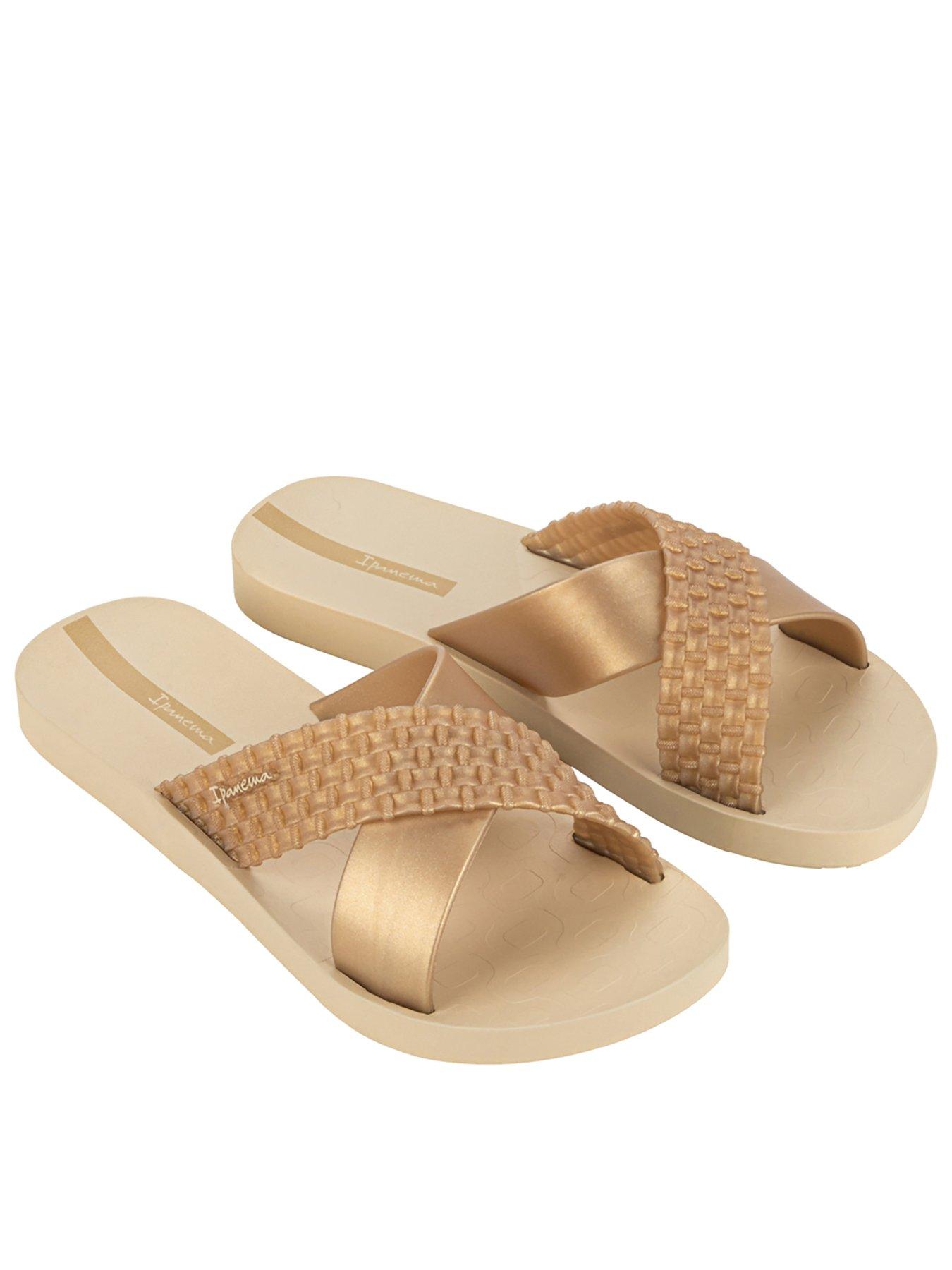 Ipanema Sense Cross Over Slide - Beige
