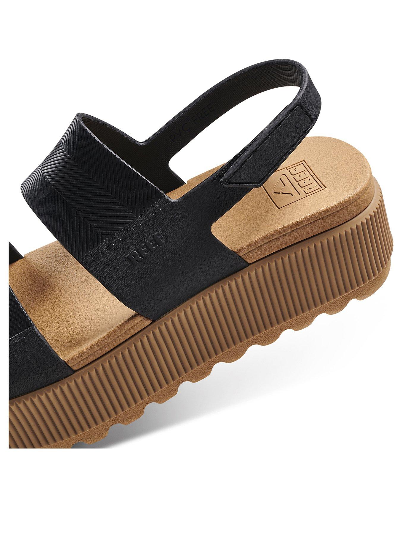 Image 3 of 6 of Reef Water Vista Higher Sandals - Black