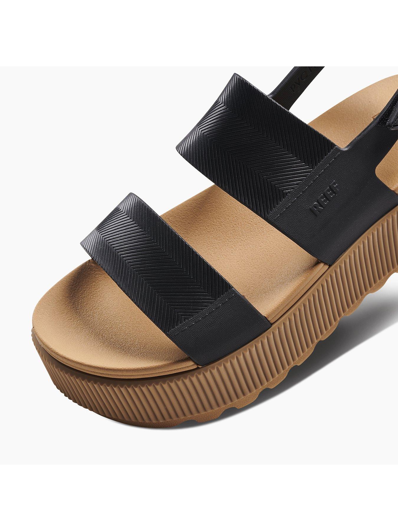Image 6 of 6 of Reef Water Vista Higher Sandals - Black