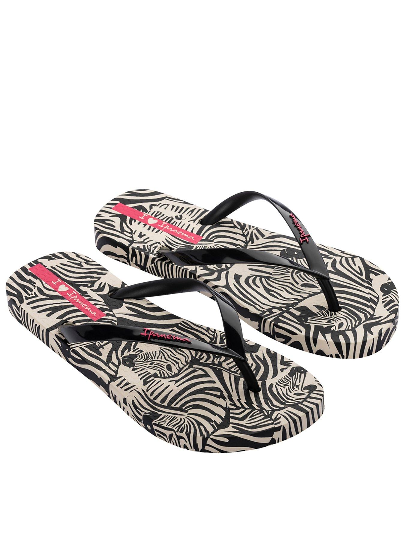 Ipanema Zebra Print Flip-flop - Beige