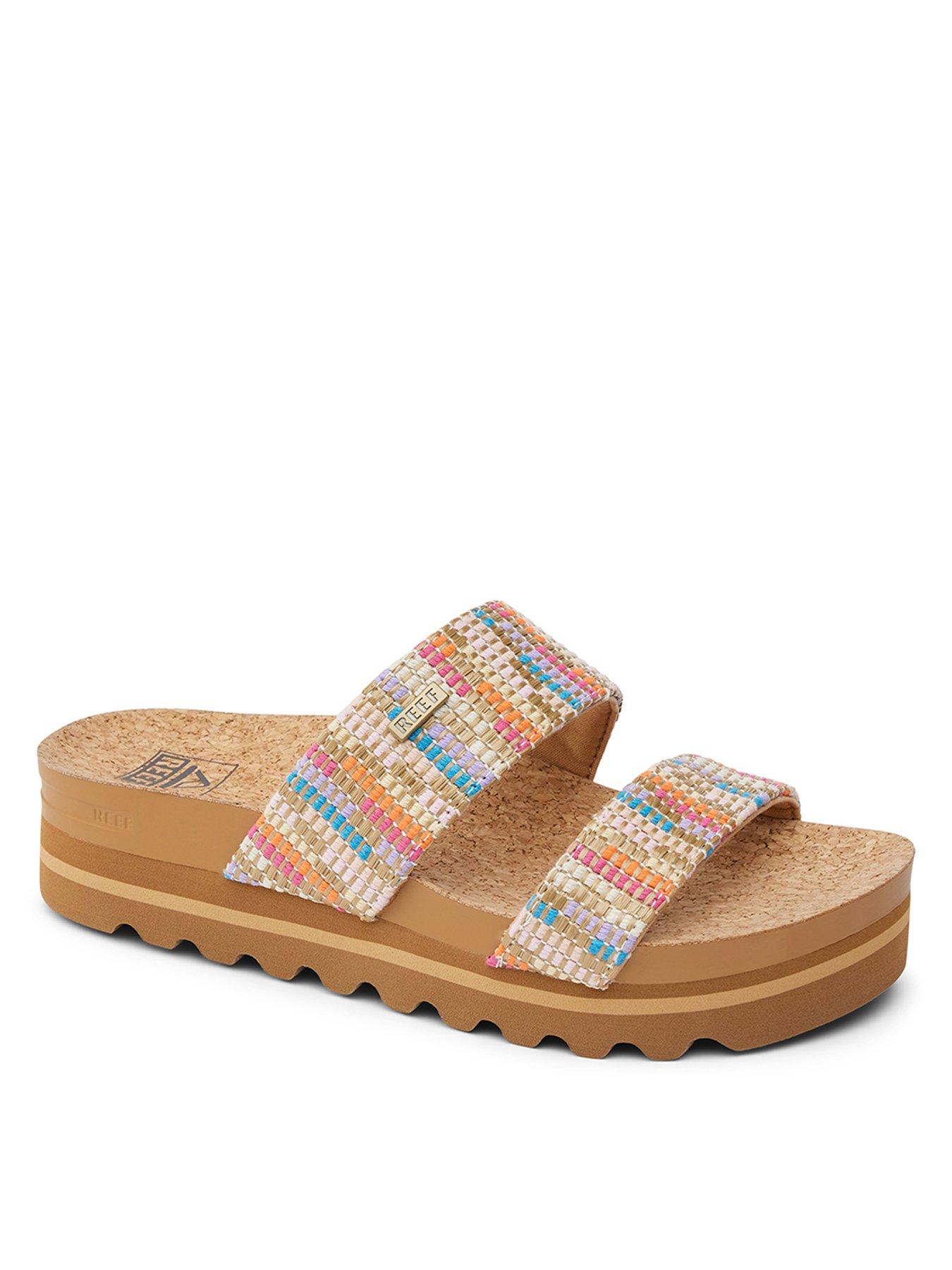 Image 2 of 7 of Reef Cushion Vista Wedge Sandal - Multi
