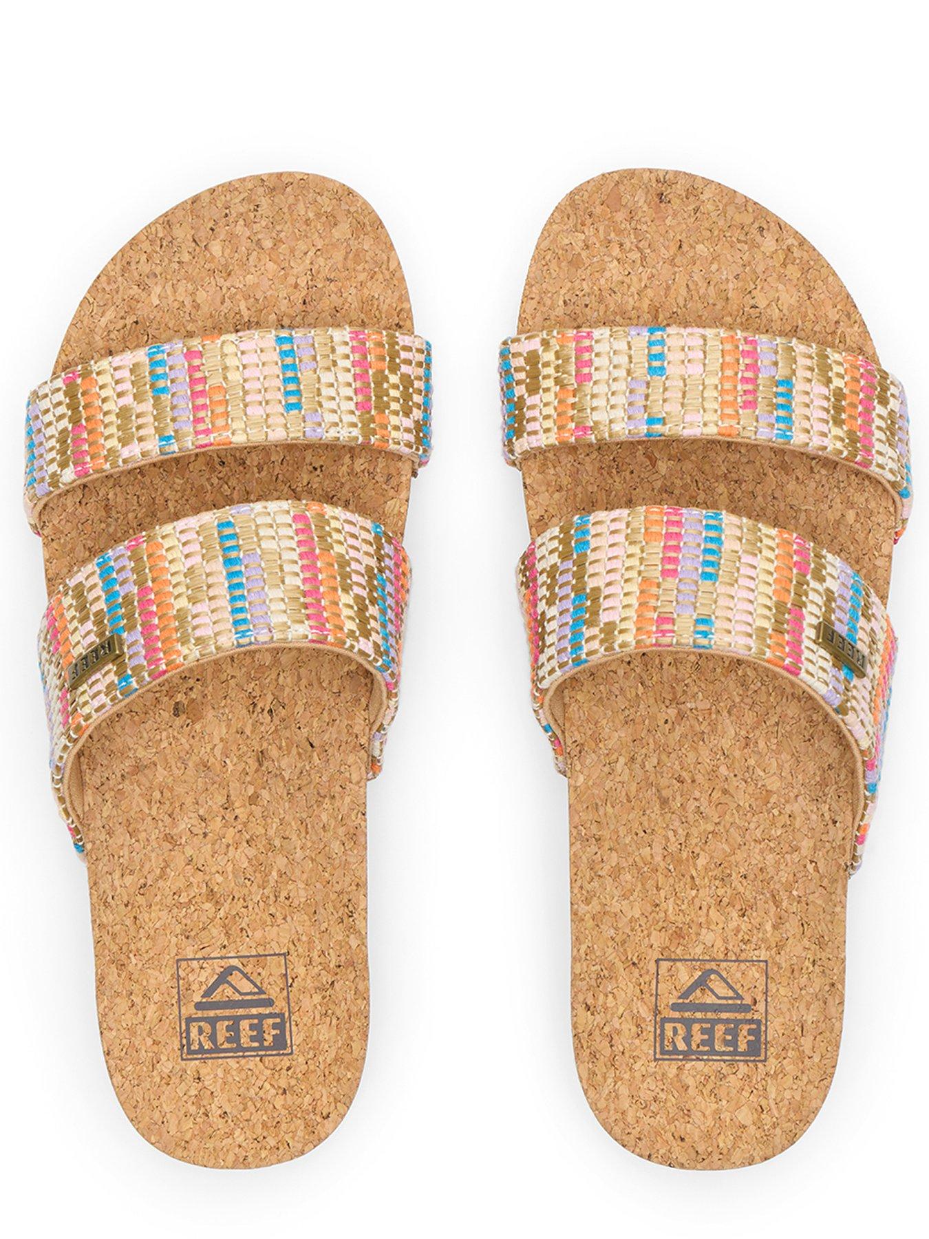 Image 4 of 7 of Reef Cushion Vista Wedge Sandal - Multi