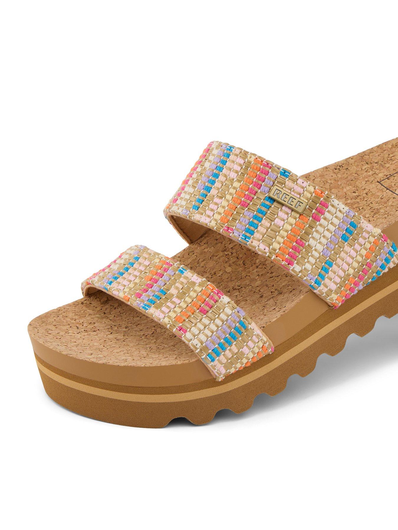 Image 7 of 7 of Reef Cushion Vista Wedge Sandal - Multi