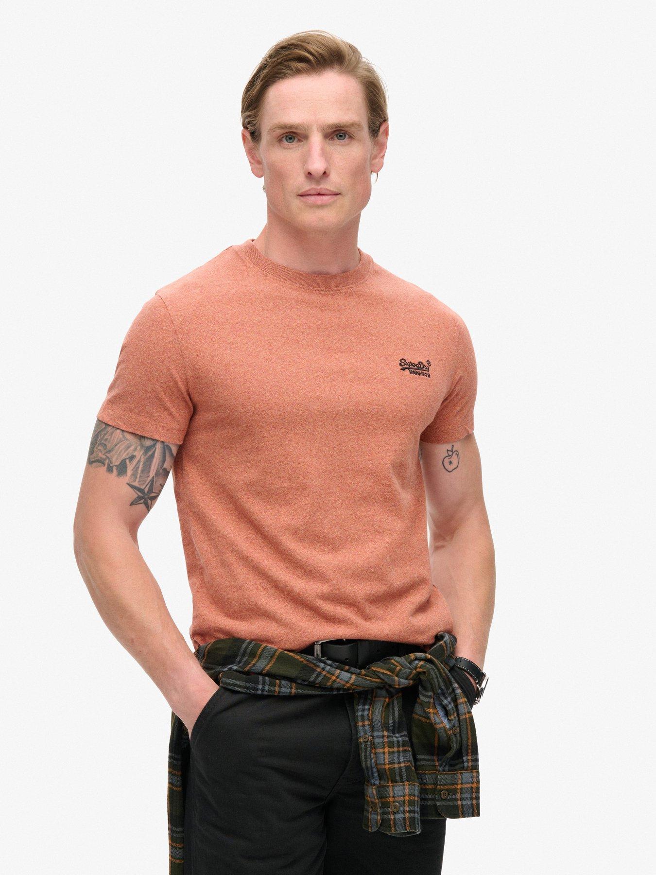 Image 1 of 5 of Superdry Essential Logo -Shirt - Dark Orange
