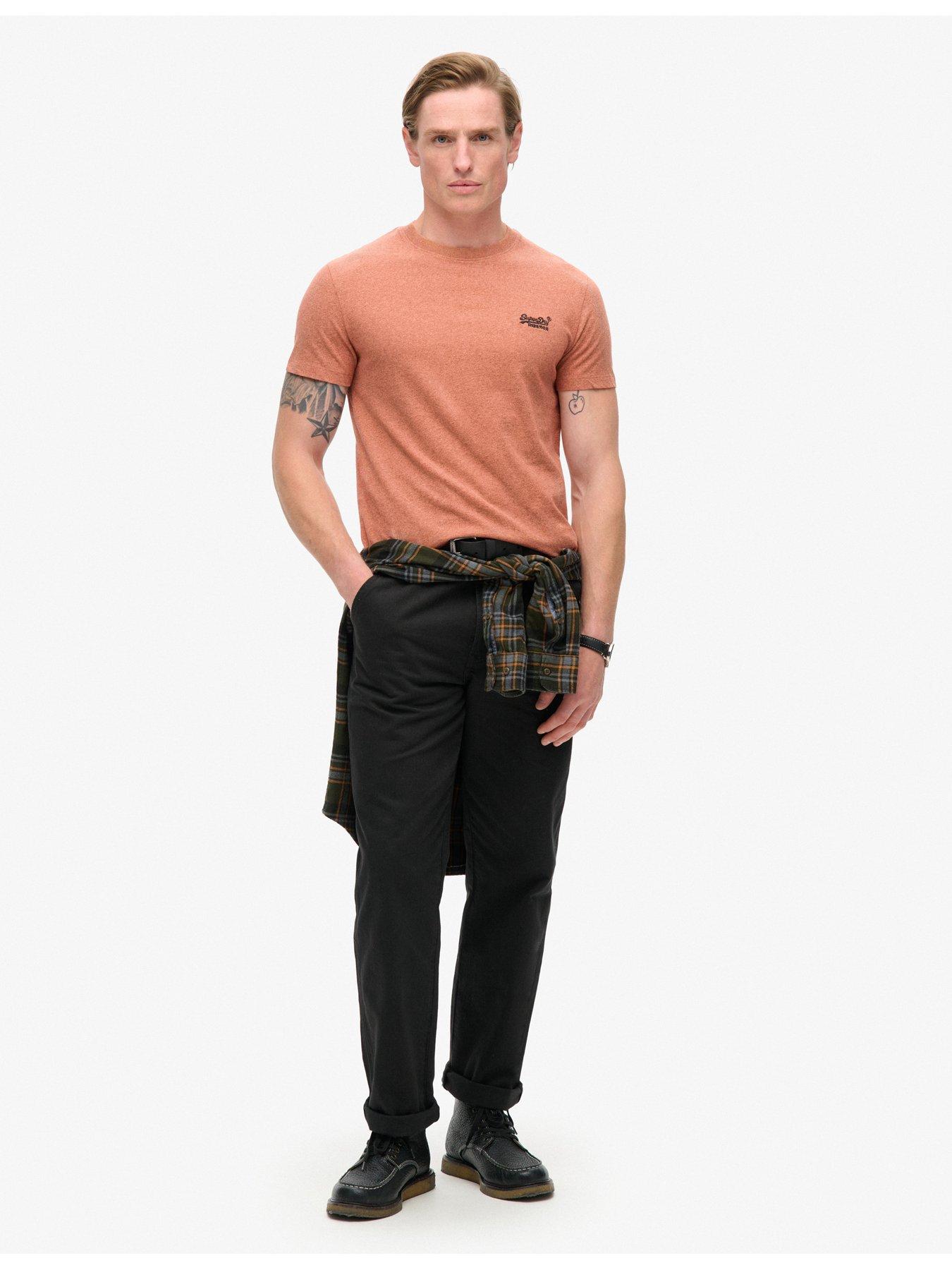 Image 3 of 5 of Superdry Essential Logo -Shirt - Dark Orange