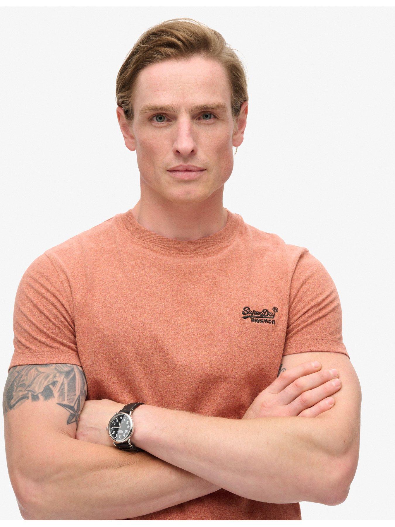 Image 4 of 5 of Superdry Essential Logo -Shirt - Dark Orange