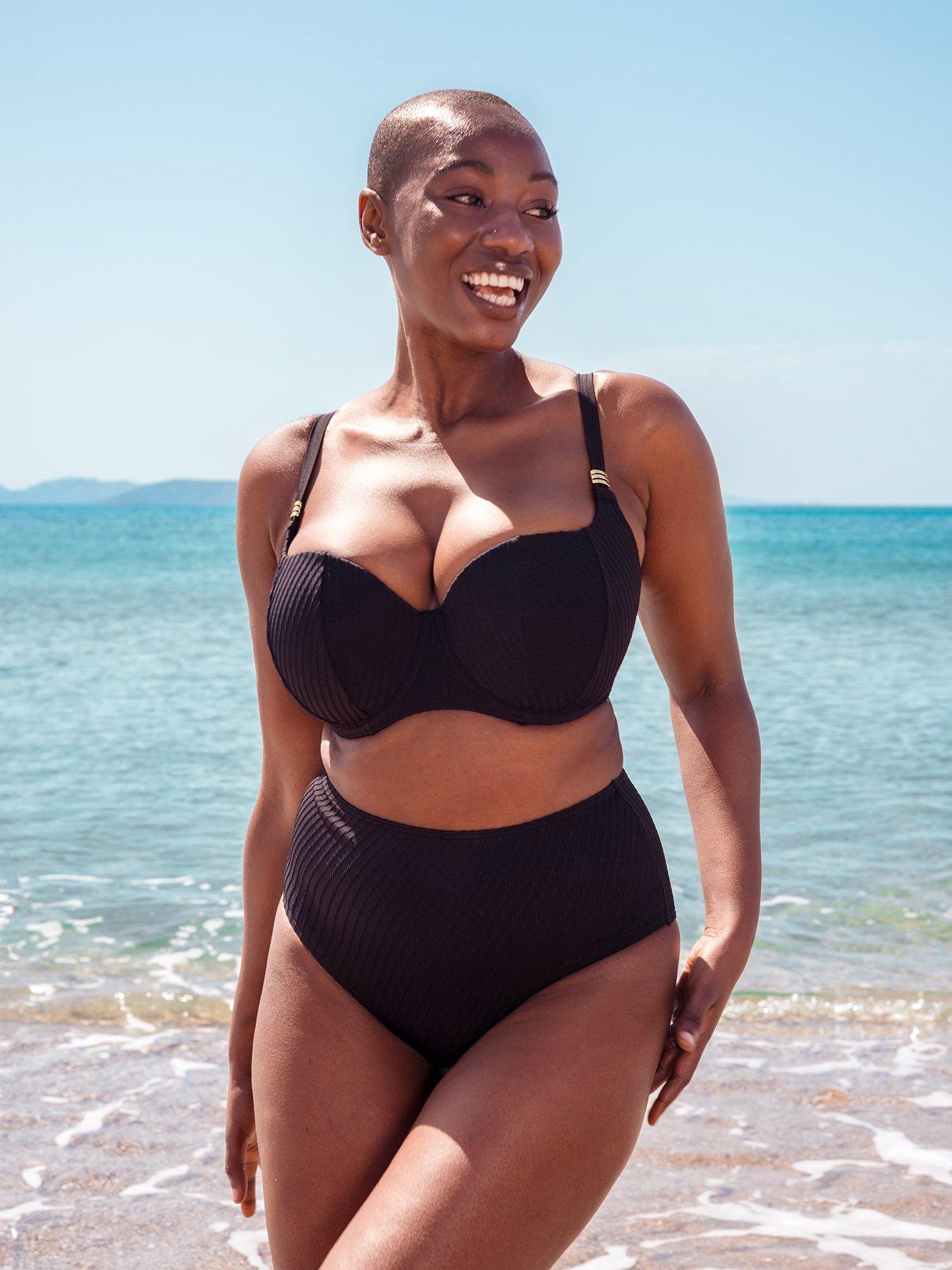 Curvy Kate Curvy Kate Jet Set High Waist Bikini Brief - Black