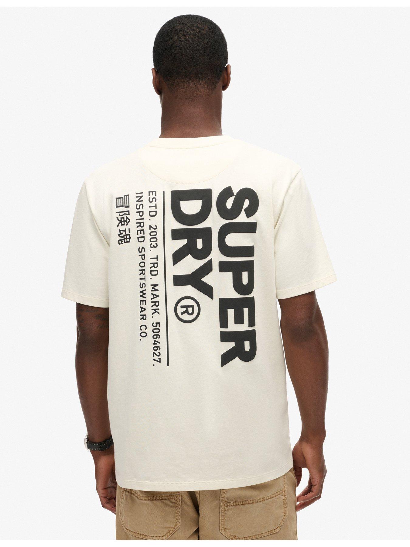 Image 2 of 5 of Superdry Utility Sport Logo Printed T-Shirt - Grey