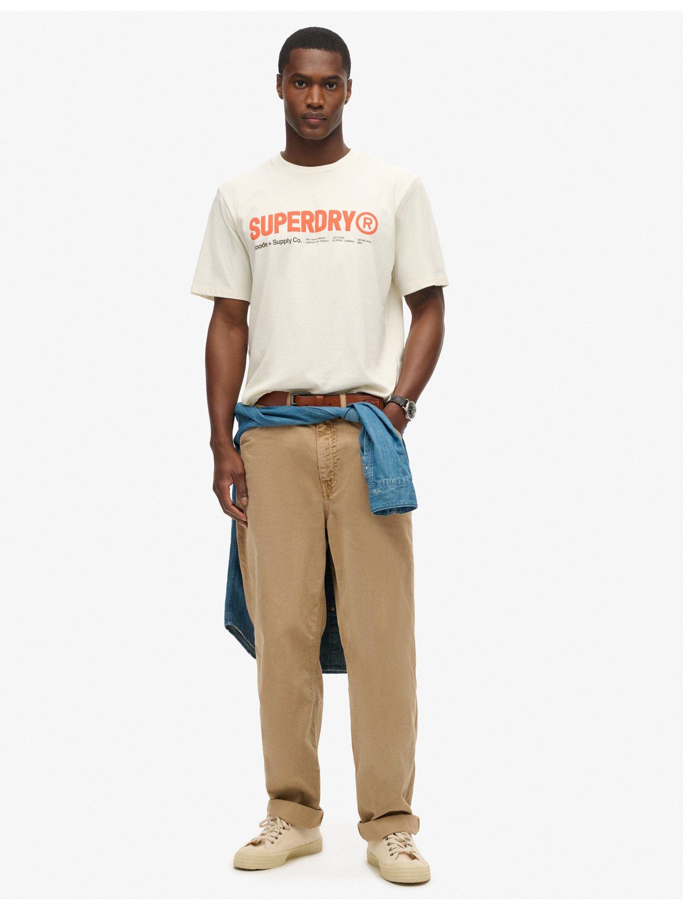 Image 3 of 5 of Superdry Utility Sport Logo Printed T-Shirt - Grey