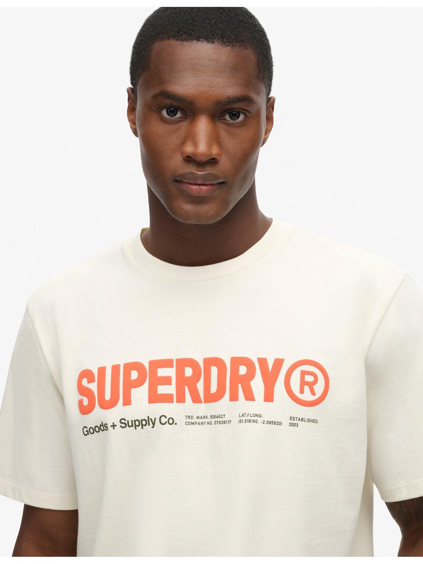 Image 4 of 5 of Superdry Utility Sport Logo Printed T-Shirt - Grey