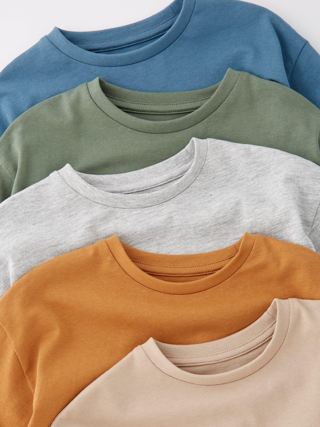 Image 5 of 5 of Mini V by Very Boys Long Sleeve 4 Pack T-shirts - Multi