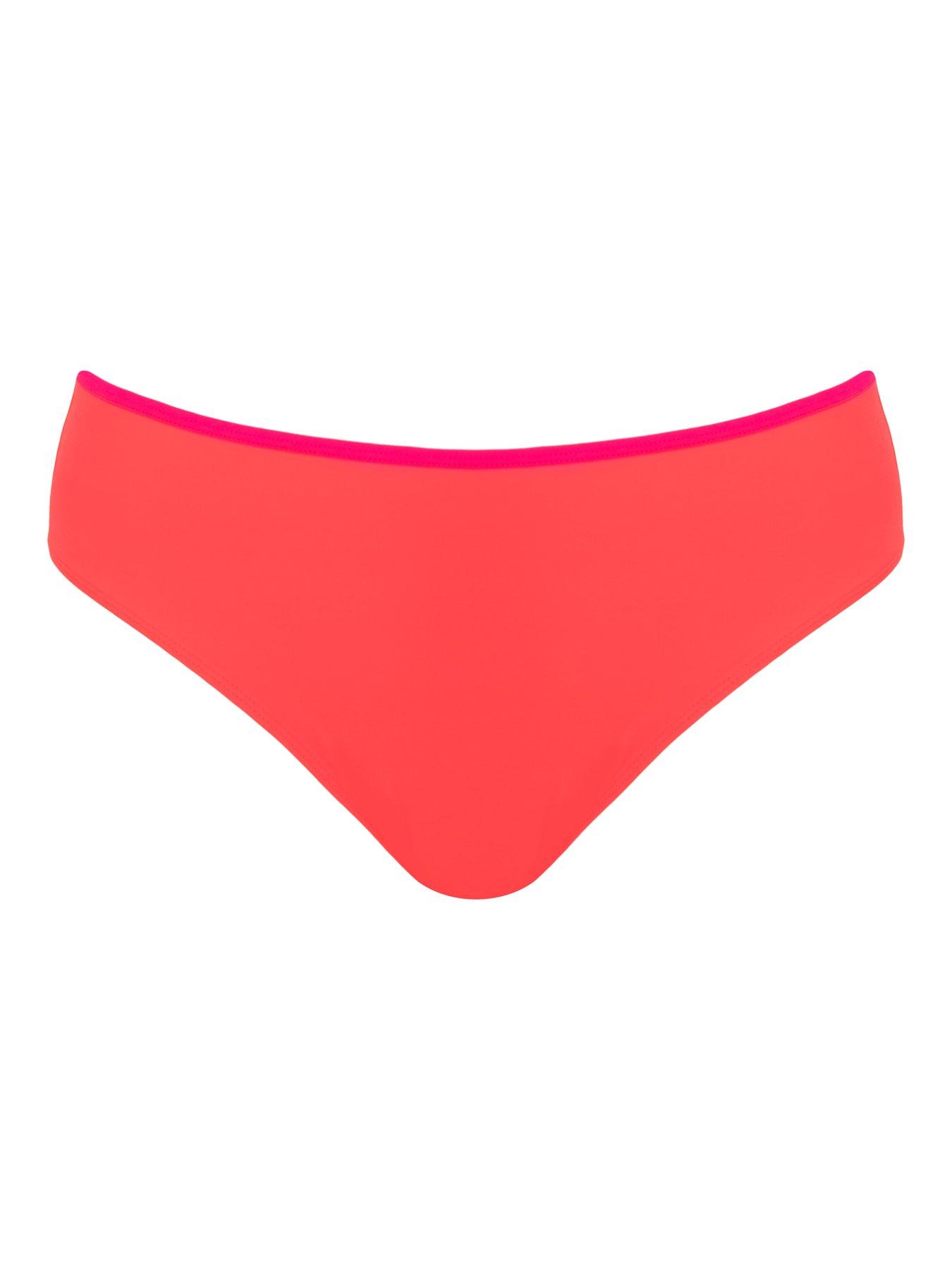 Image 6 of 6 of Curvy Kate Curvy Kate Minimalist Bikini Brief - Coral/pink