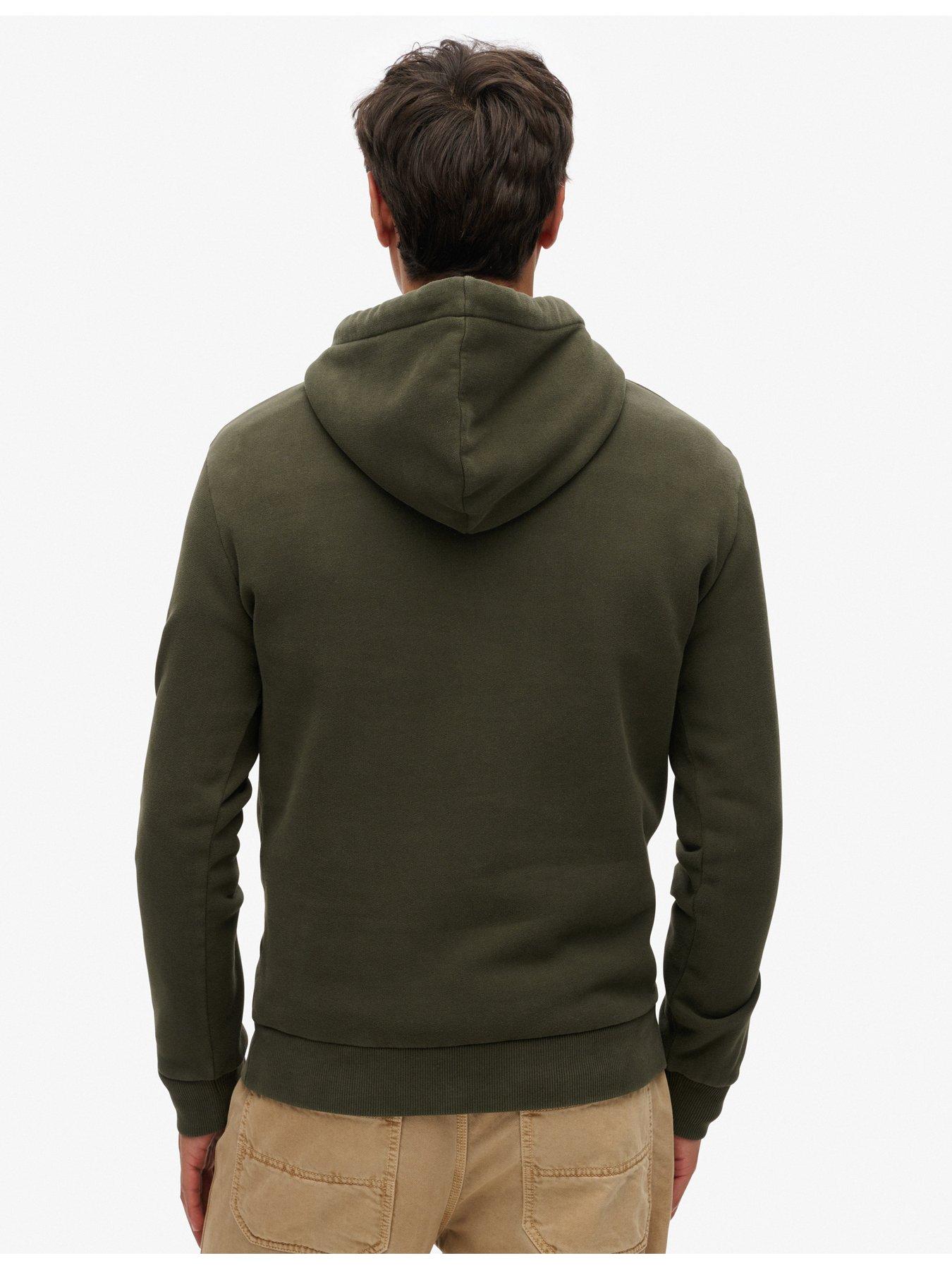 Image 2 of 5 of Superdry Machine Goods Graphic Hoodie - Green