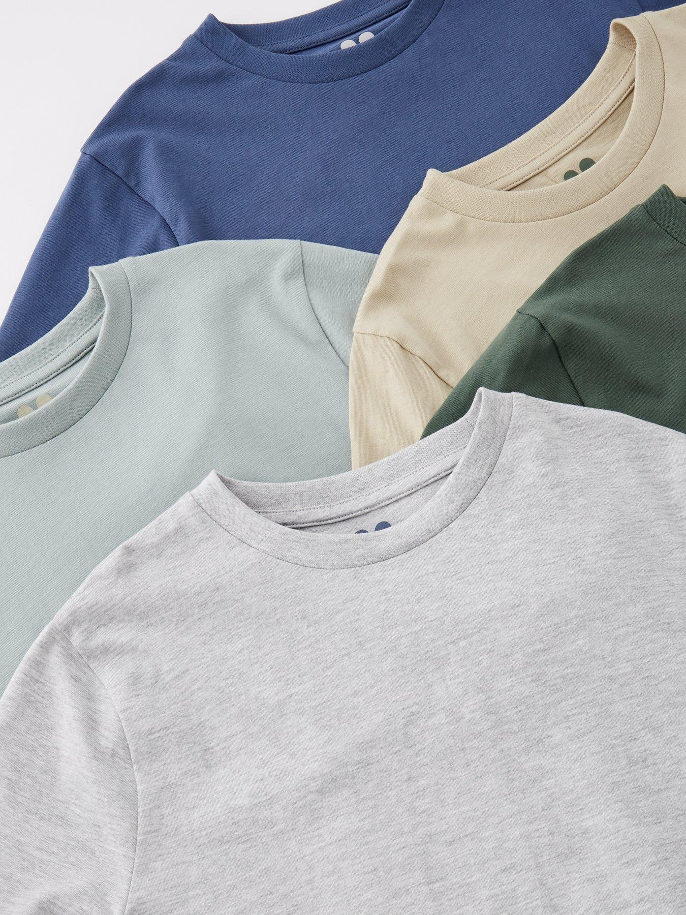 Image 5 of 5 of V by Very Boys Short Sleeve 5 Pack T-Shirts - Multi