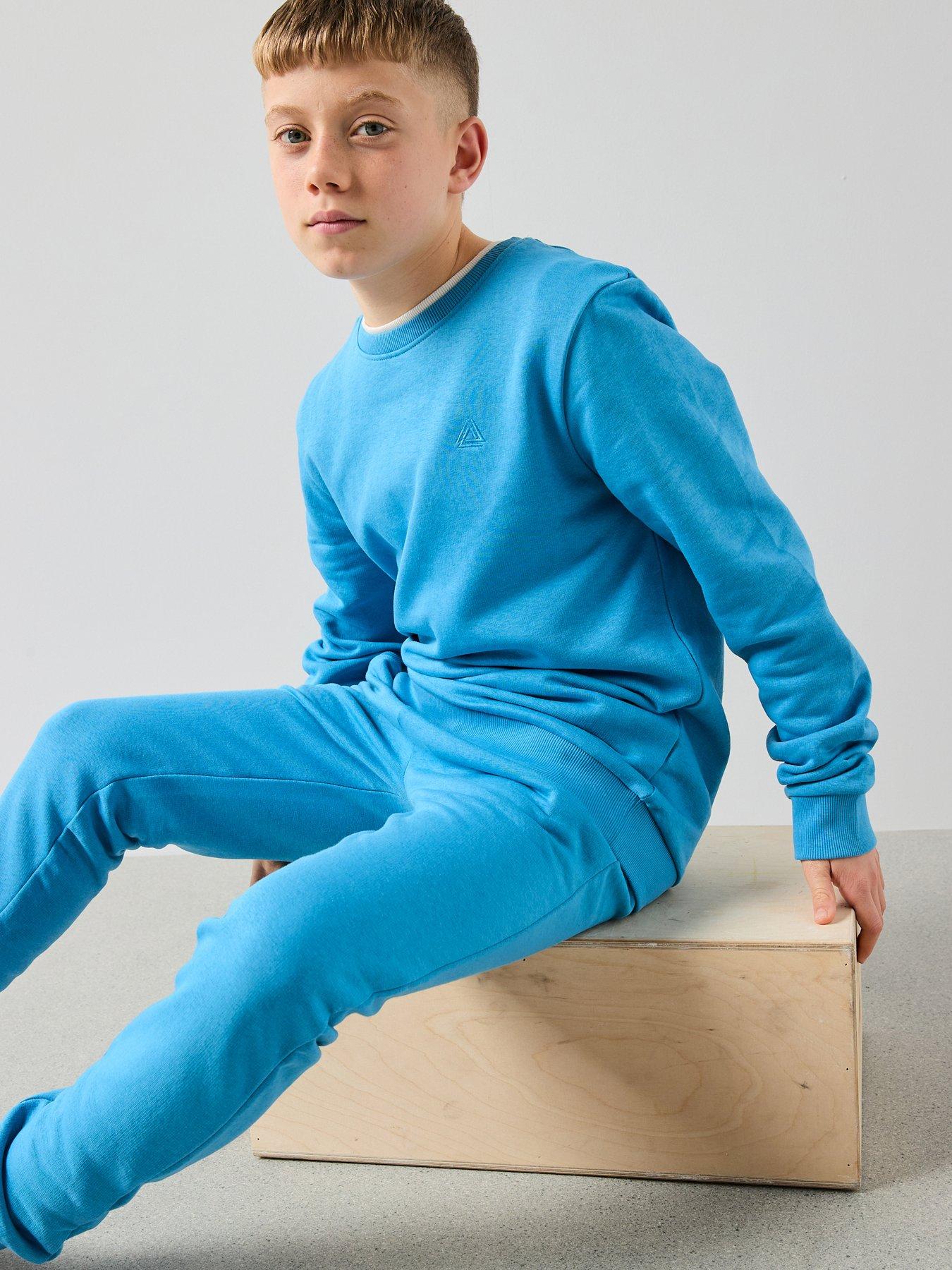 Image 1 of 6 of V by Very Sweat And Jogger Set - Blue