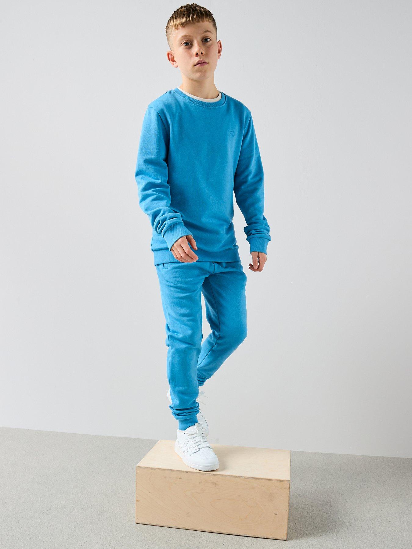 Image 3 of 6 of V by Very Sweat And Jogger Set - Blue