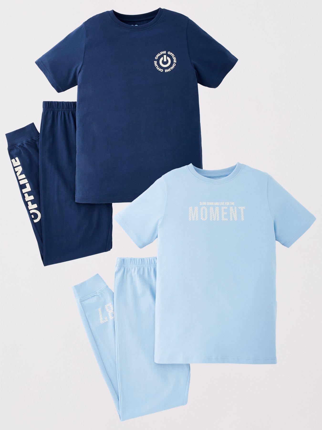 V by Very Boys Gaming 2 Pack Pyjamas - Multi