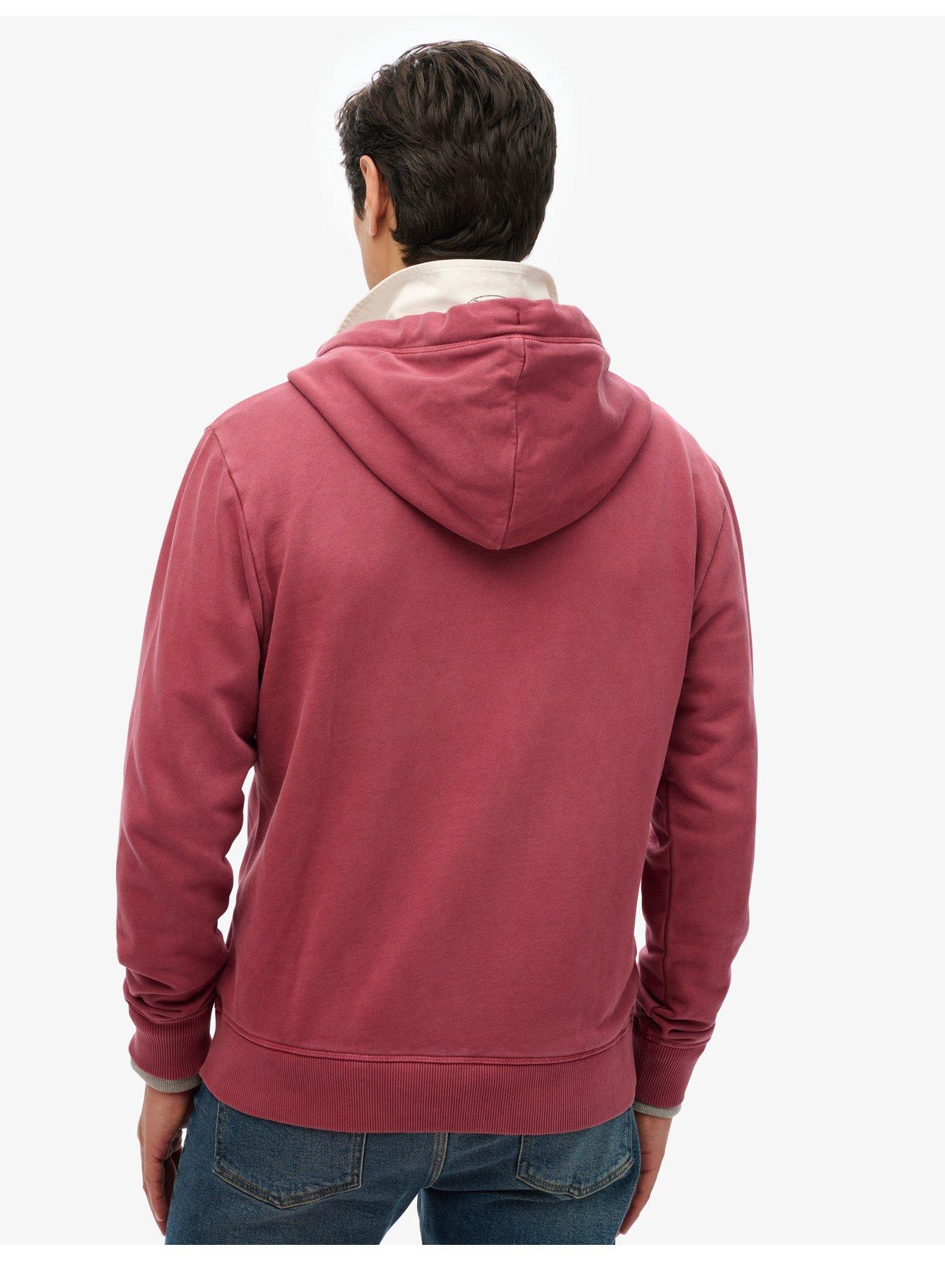 superdry-essential-logo-washed-zip-hood-jacket-dark-redstillFront