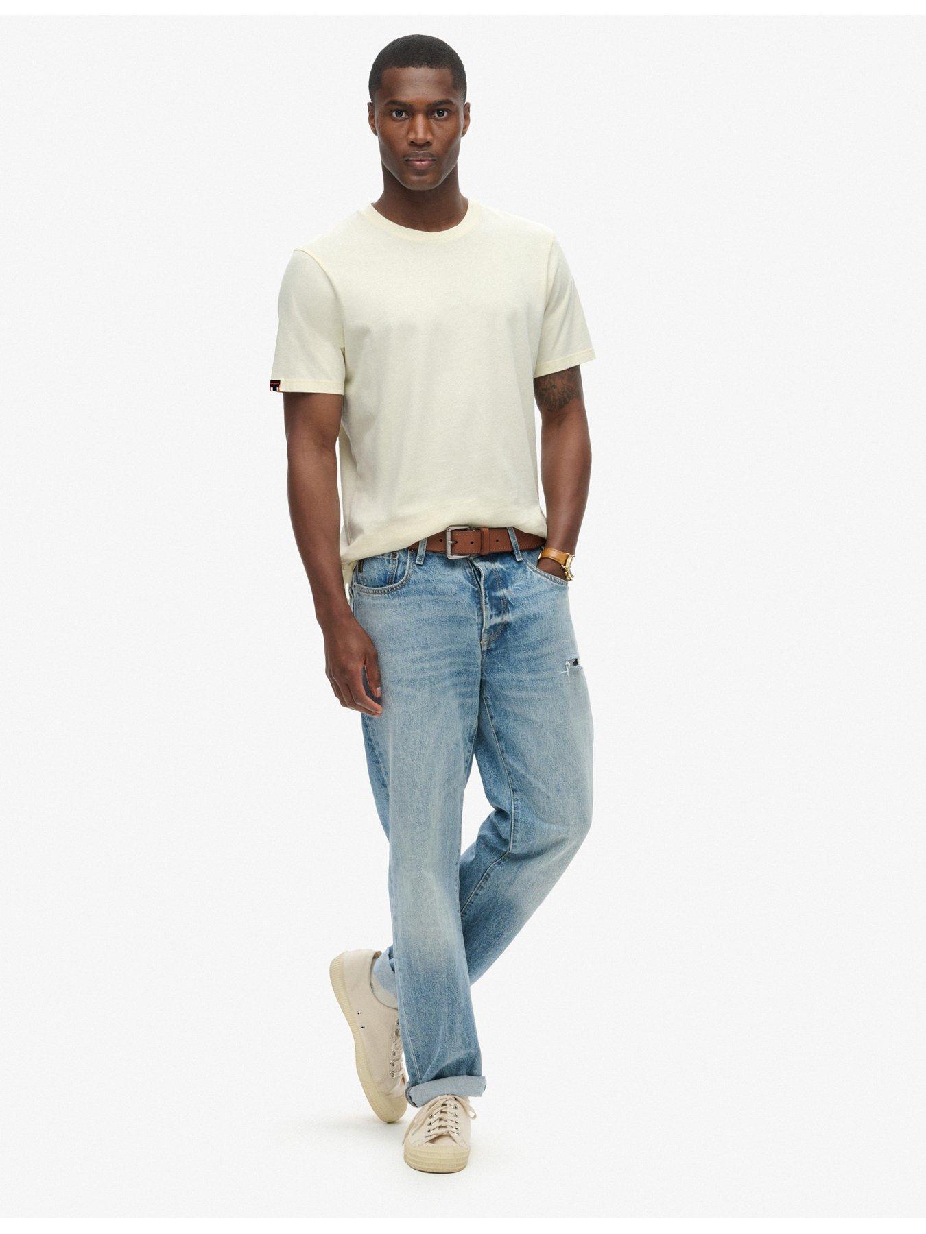 Image 3 of 5 of Superdry Classic Essential T-Shirt - Cream