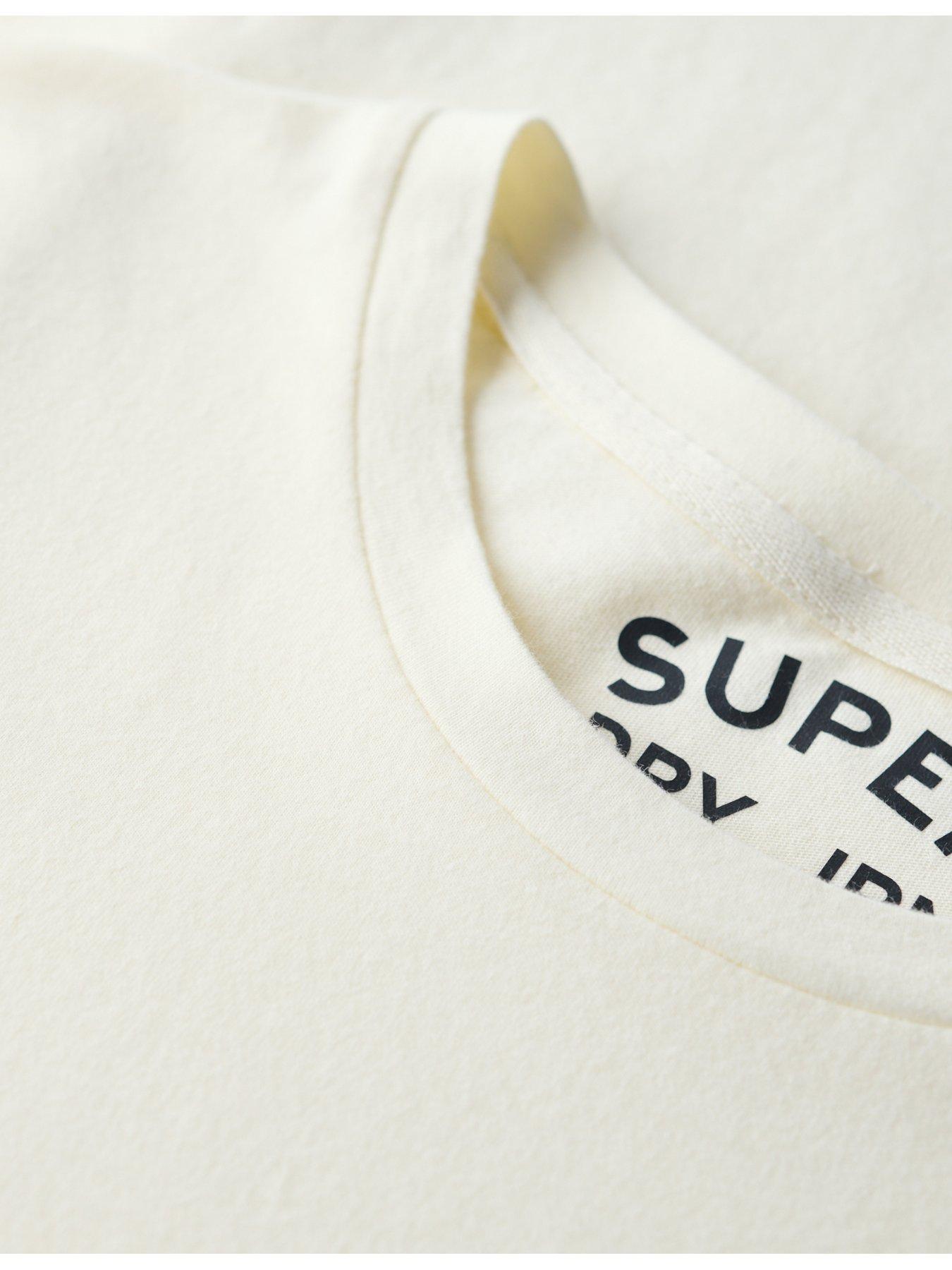 Image 5 of 5 of Superdry Classic Essential T-Shirt - Cream