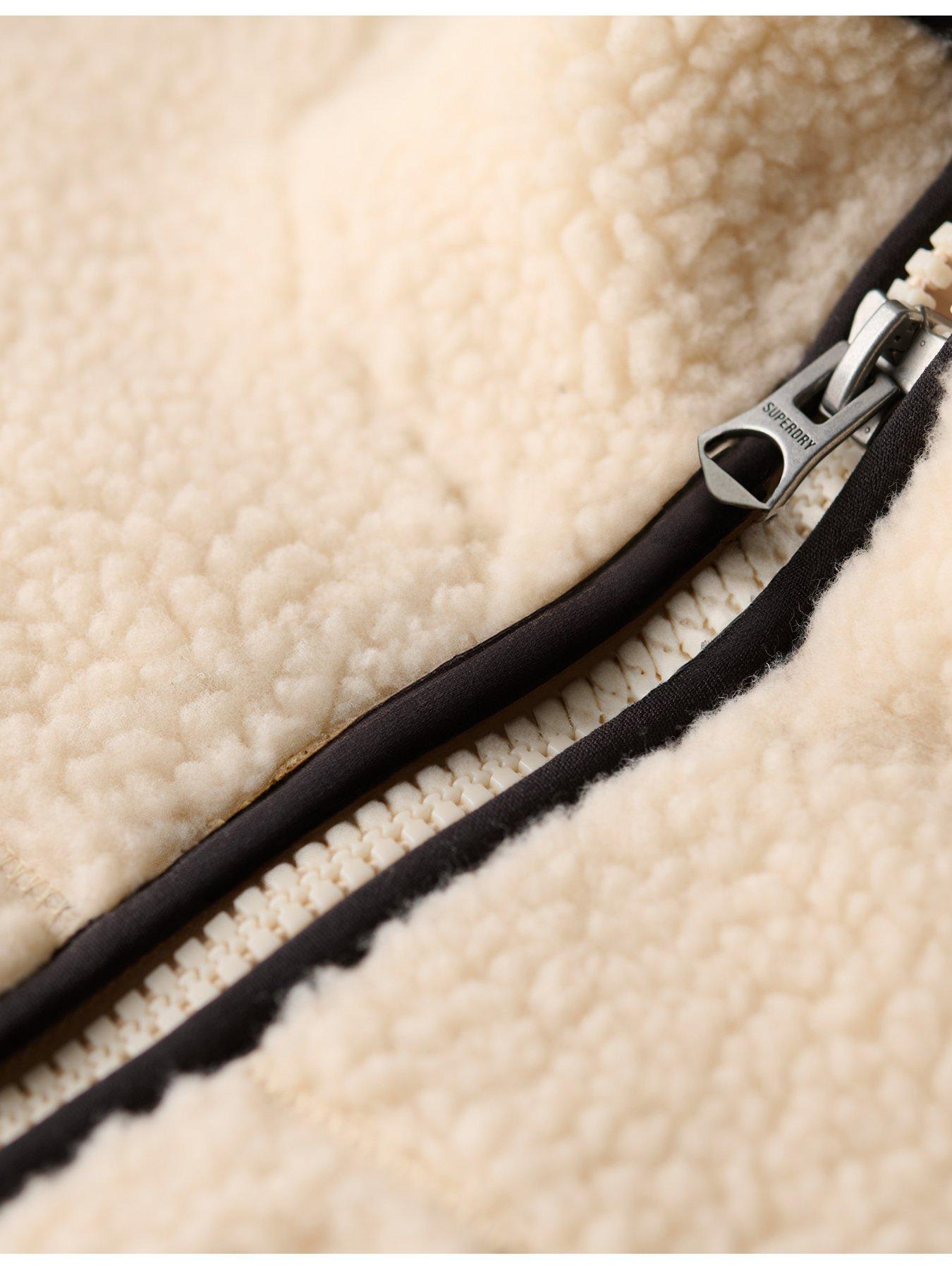 superdry-outdoor-half-zip-fleece-jacket-beigedetail