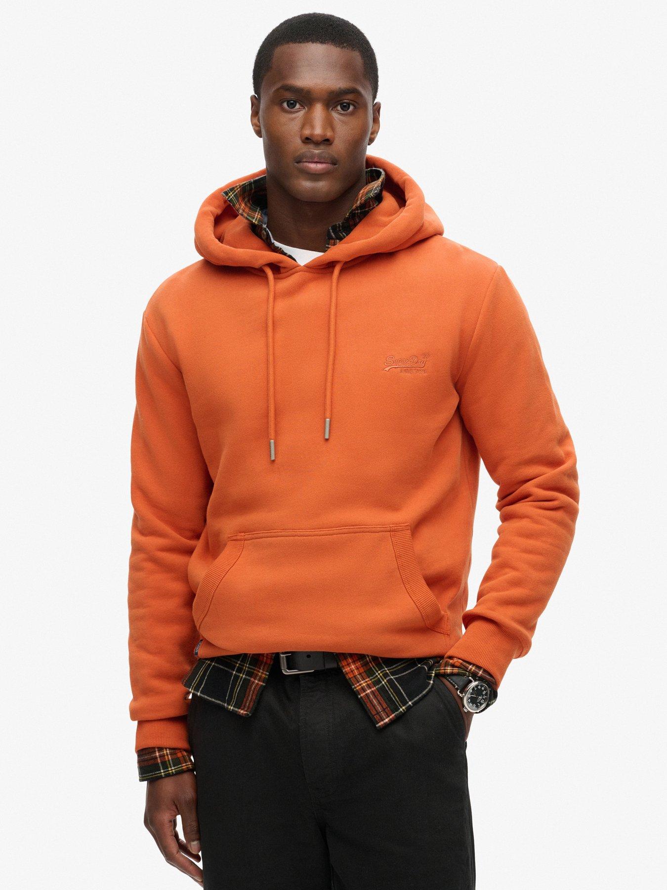 Image 1 of 6 of Superdry Essential Logo Hoodie- Orange
