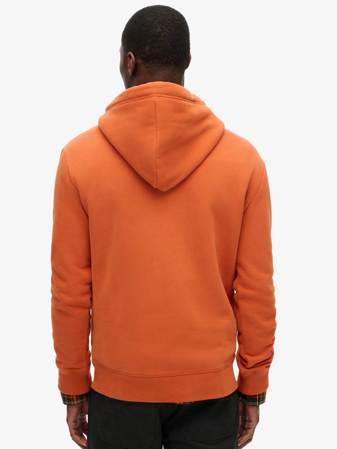 Image 2 of 6 of Superdry Essential Logo Hoodie- Orange