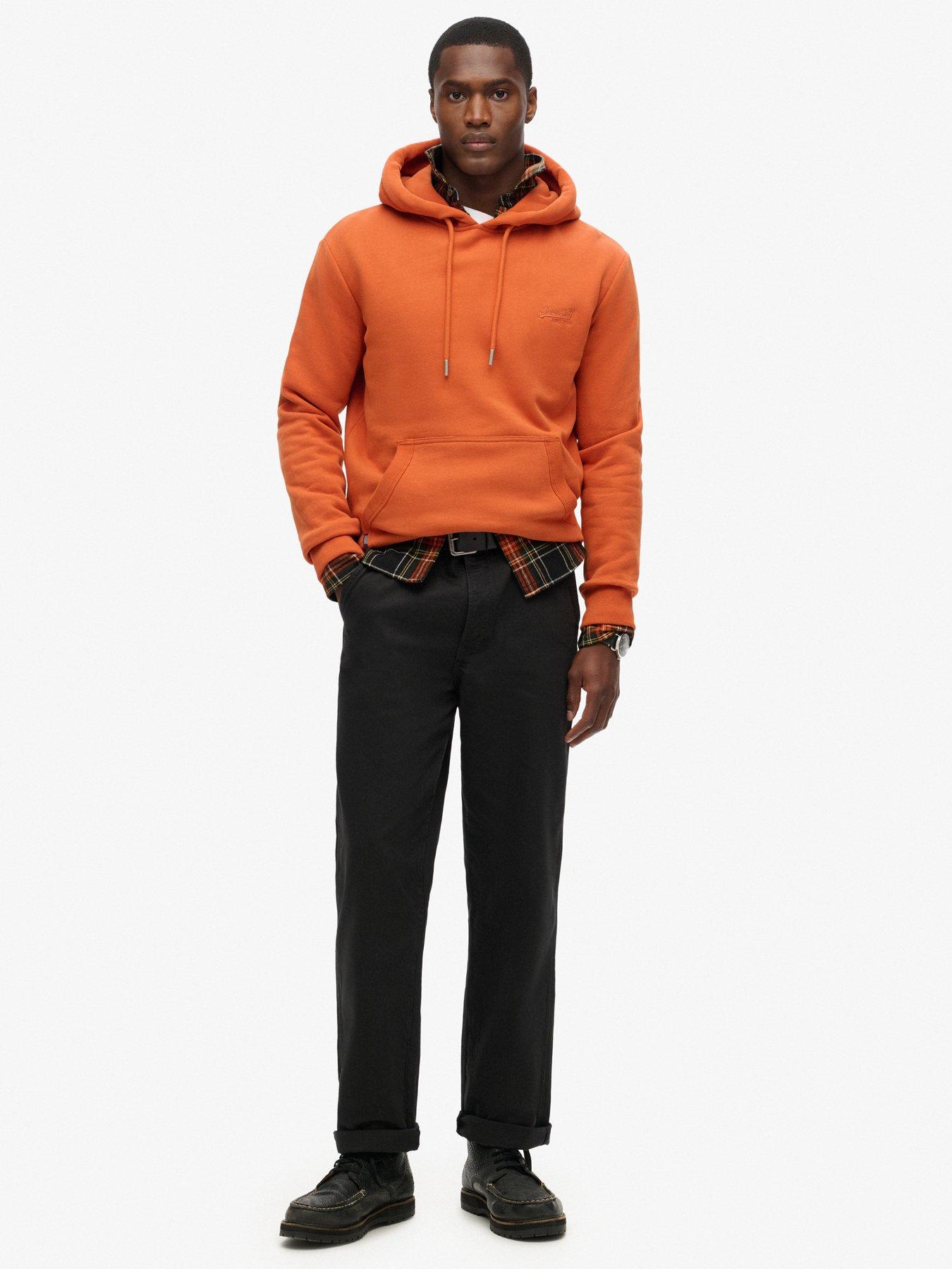 Image 3 of 6 of Superdry Essential Logo Hoodie- Orange