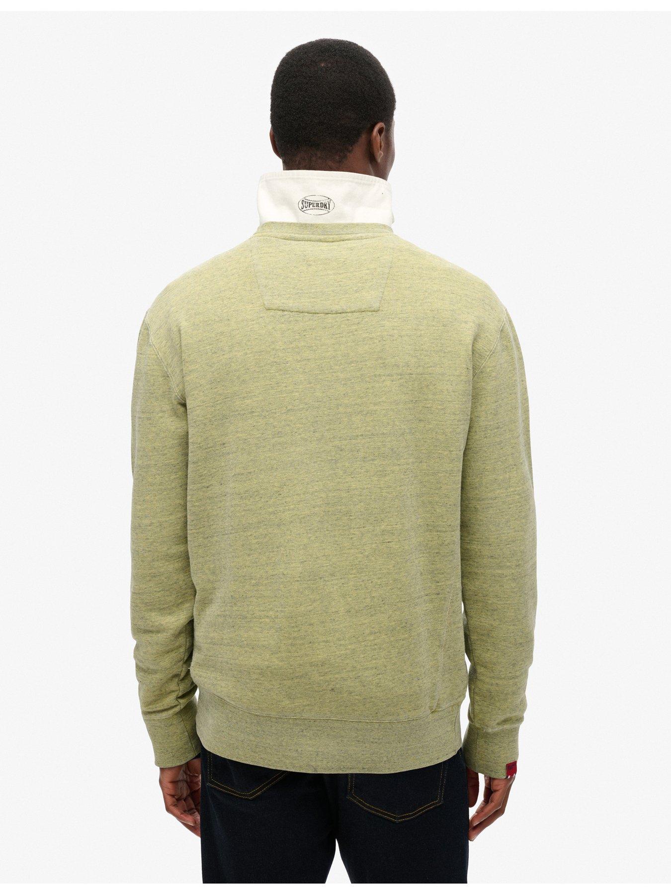 Image 2 of 5 of Superdry Crew Sweatshirt - Yellow