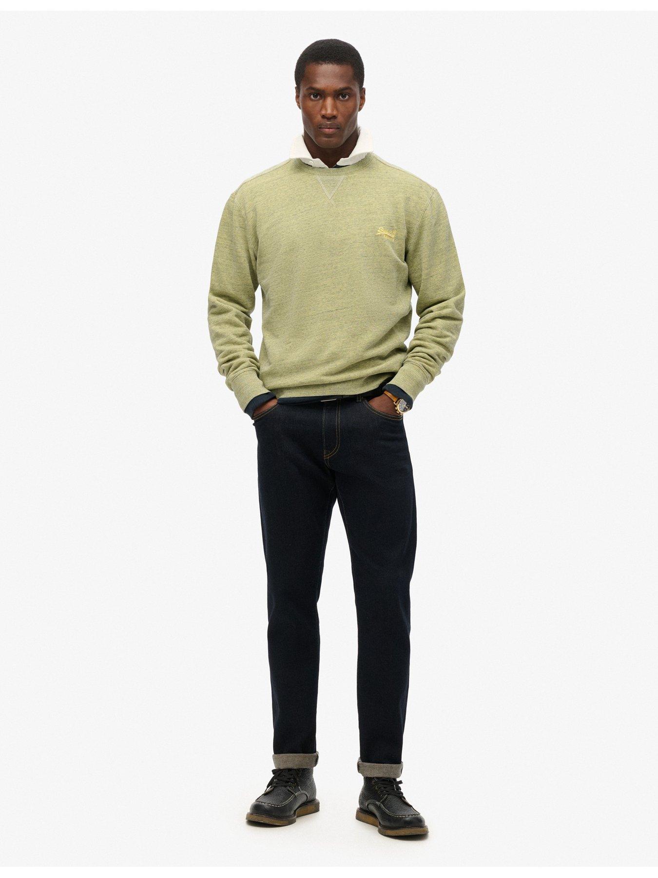 Image 3 of 5 of Superdry Crew Sweatshirt - Yellow