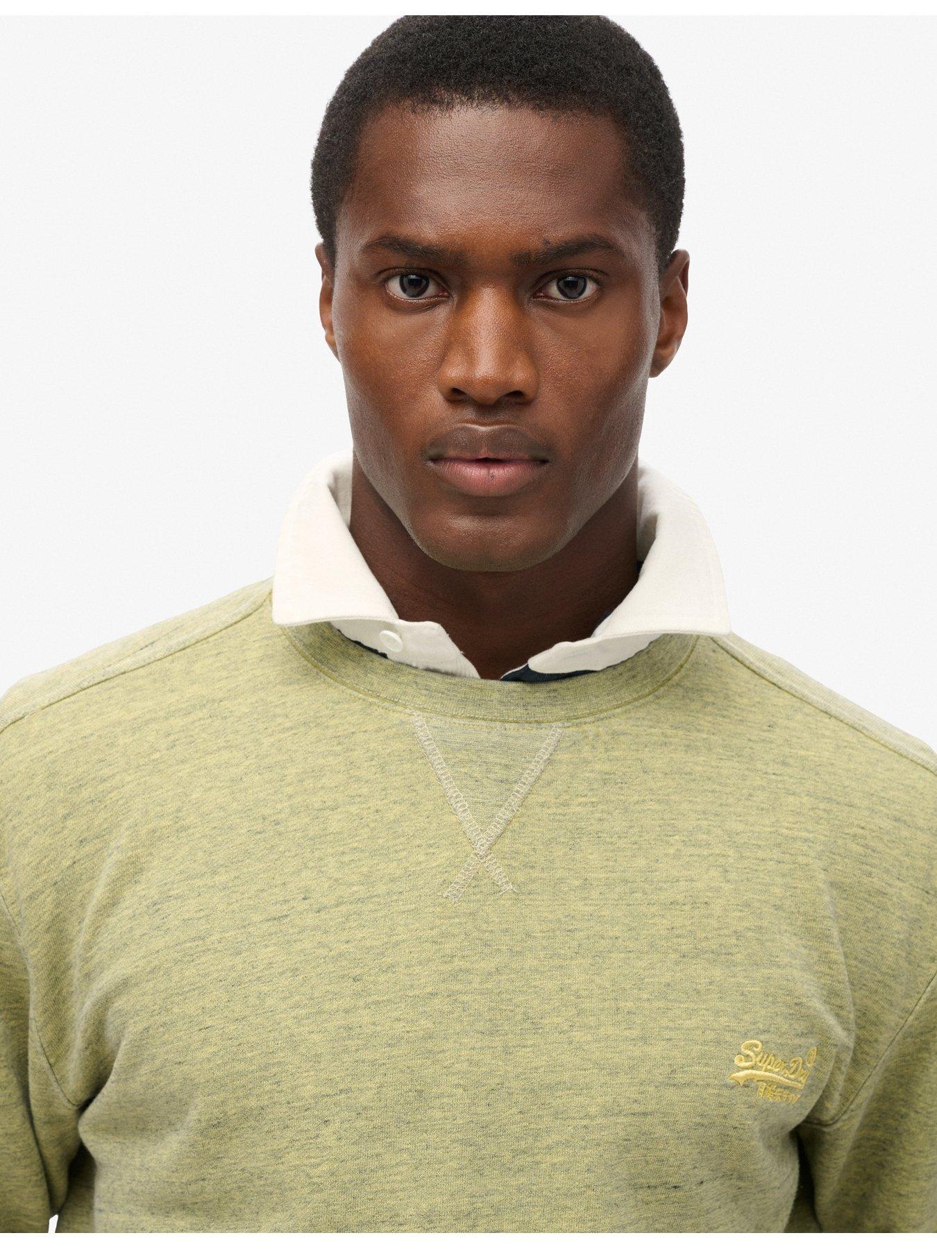 Image 4 of 5 of Superdry Crew Sweatshirt - Yellow