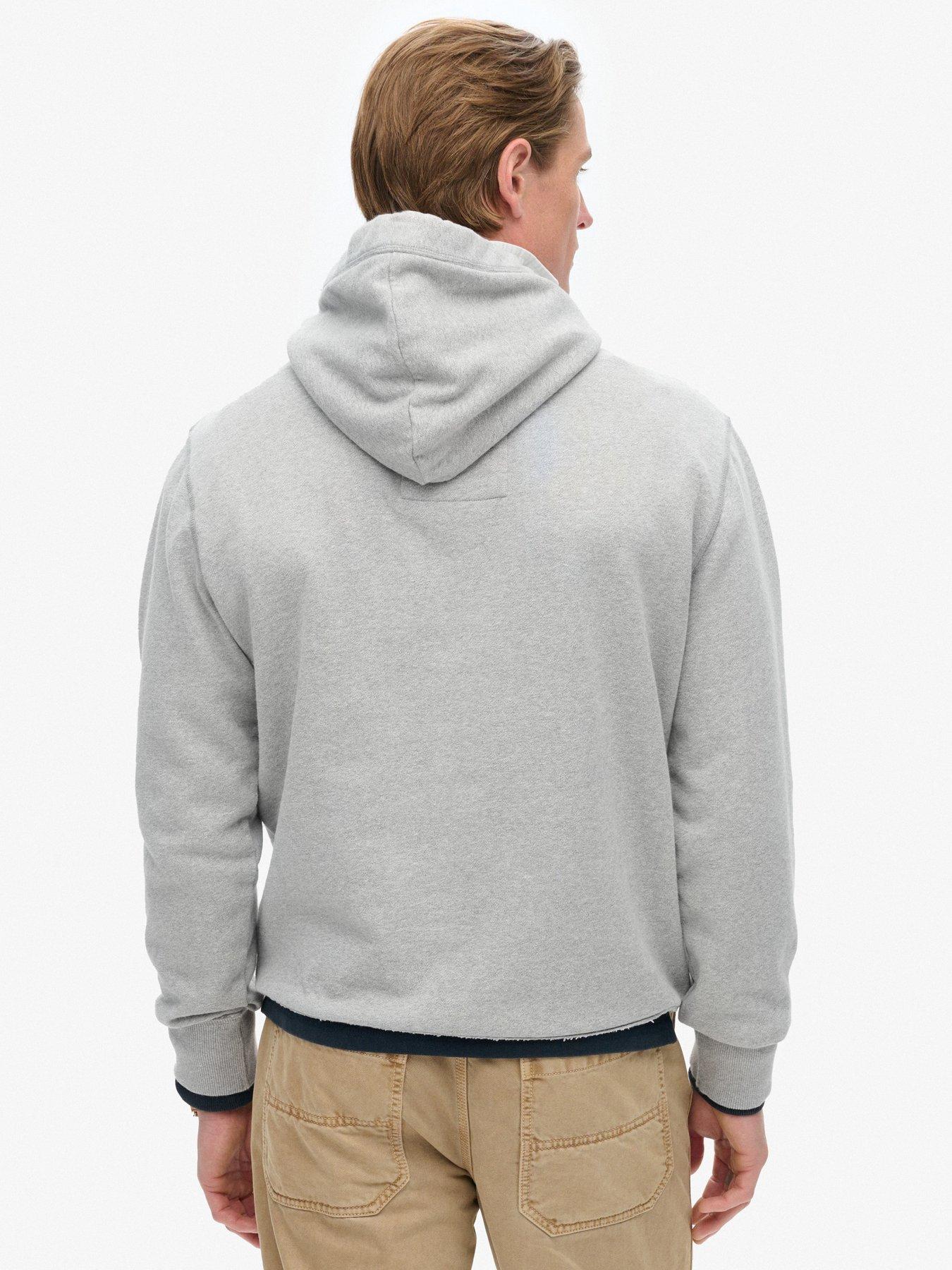 Image 2 of 5 of Superdry Vintage Athletic Hoodie - Grey