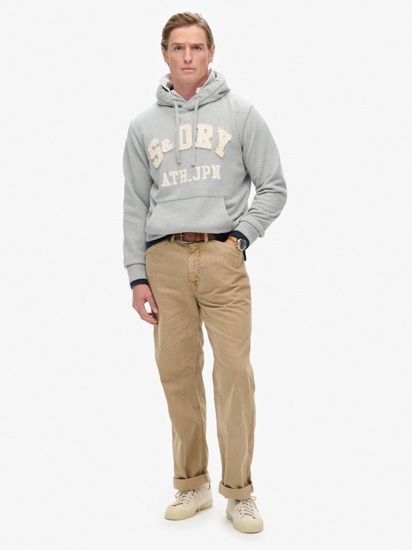 Image 3 of 5 of Superdry Vintage Athletic Hoodie - Grey