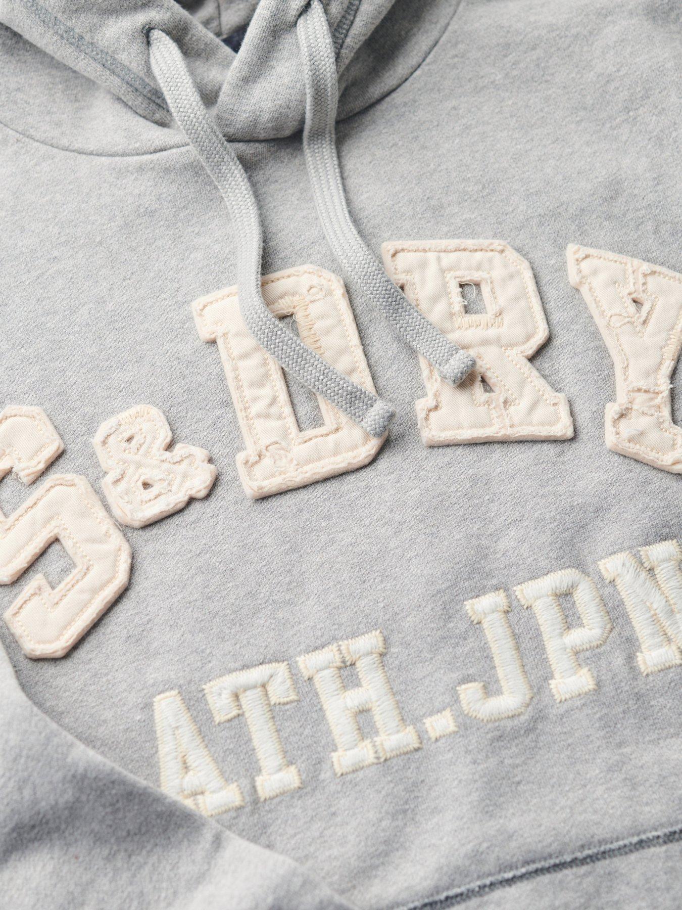 Image 5 of 5 of Superdry Vintage Athletic Hoodie - Grey