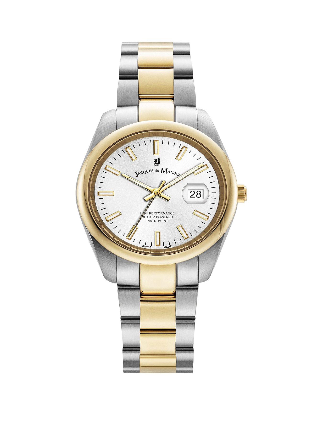 undefined Jacques du Manoir Swiss-made Allure Two Tone Bracelet Watch