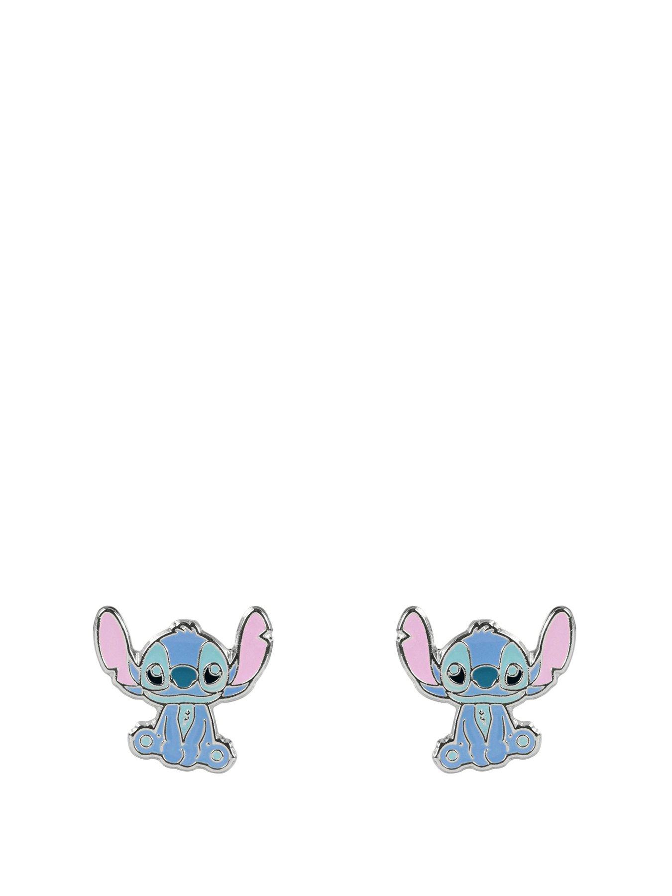 Image 1 of 3 of Disney Stitch Enamel Stud Earrings