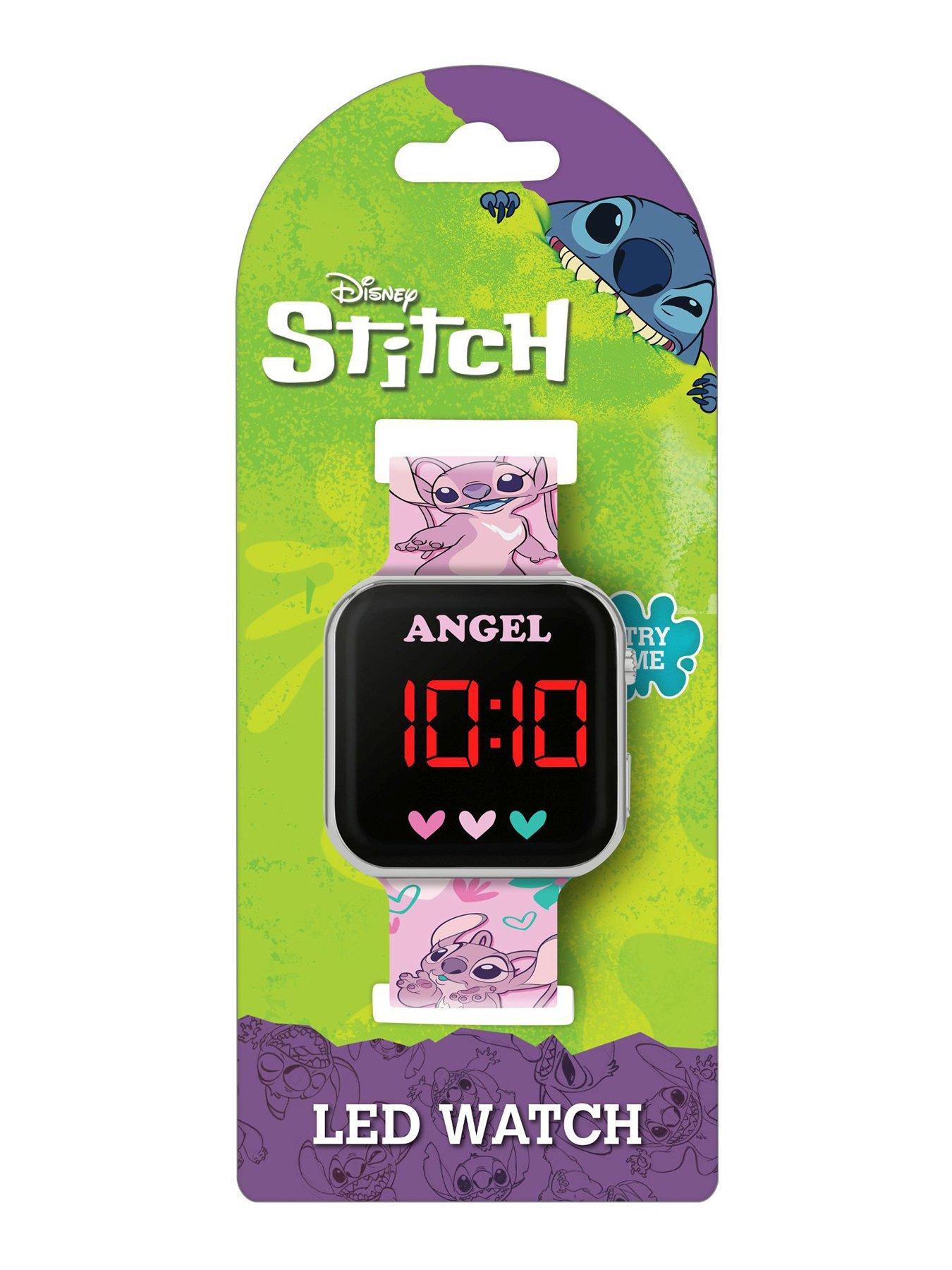 Image 4 of 4 of Disney Lilo &amp; Stitch Angel Pink LED Digital Watch