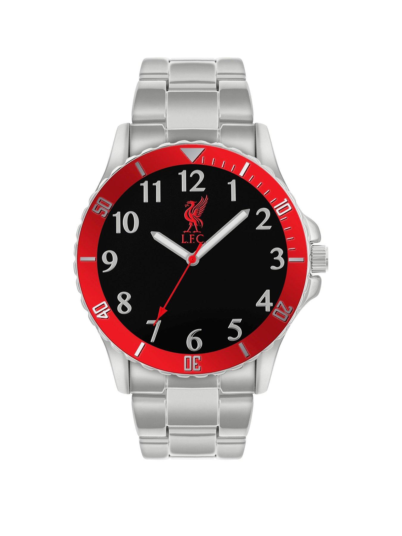 Image of Liverpool FC Silver Liverpool FC Quartz Watch Red Dial