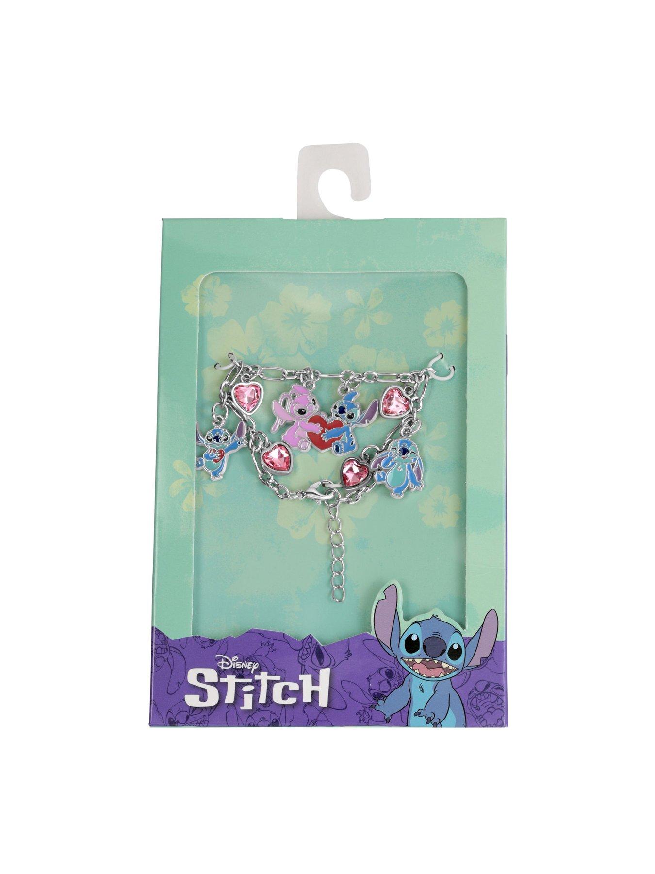 Image 3 of 3 of Disney Stitch &amp; Angel Charm Bracelet