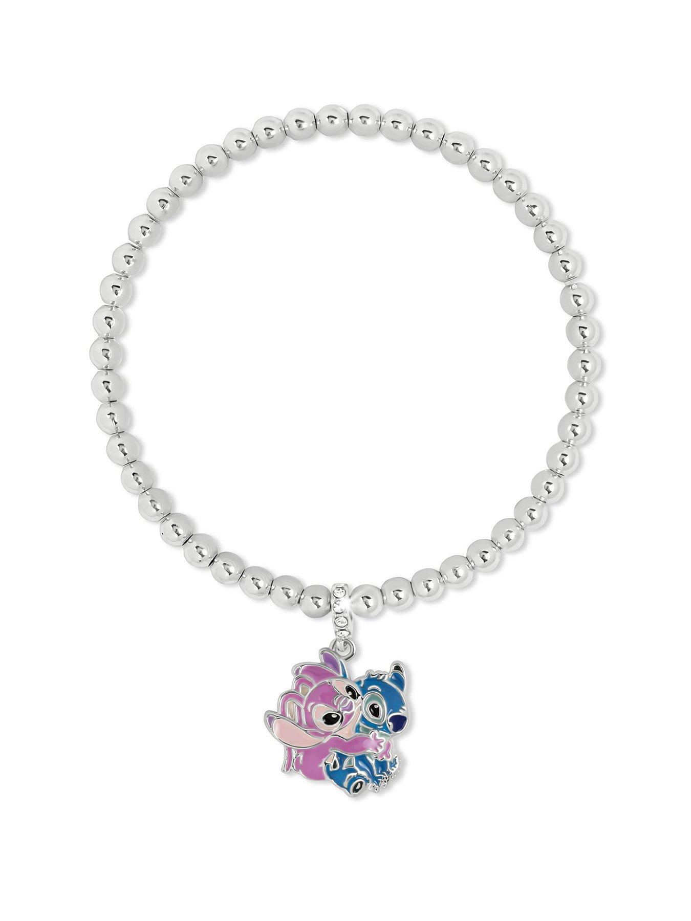 Disney Stitch  &  Angel Pendant Expander Bracelet