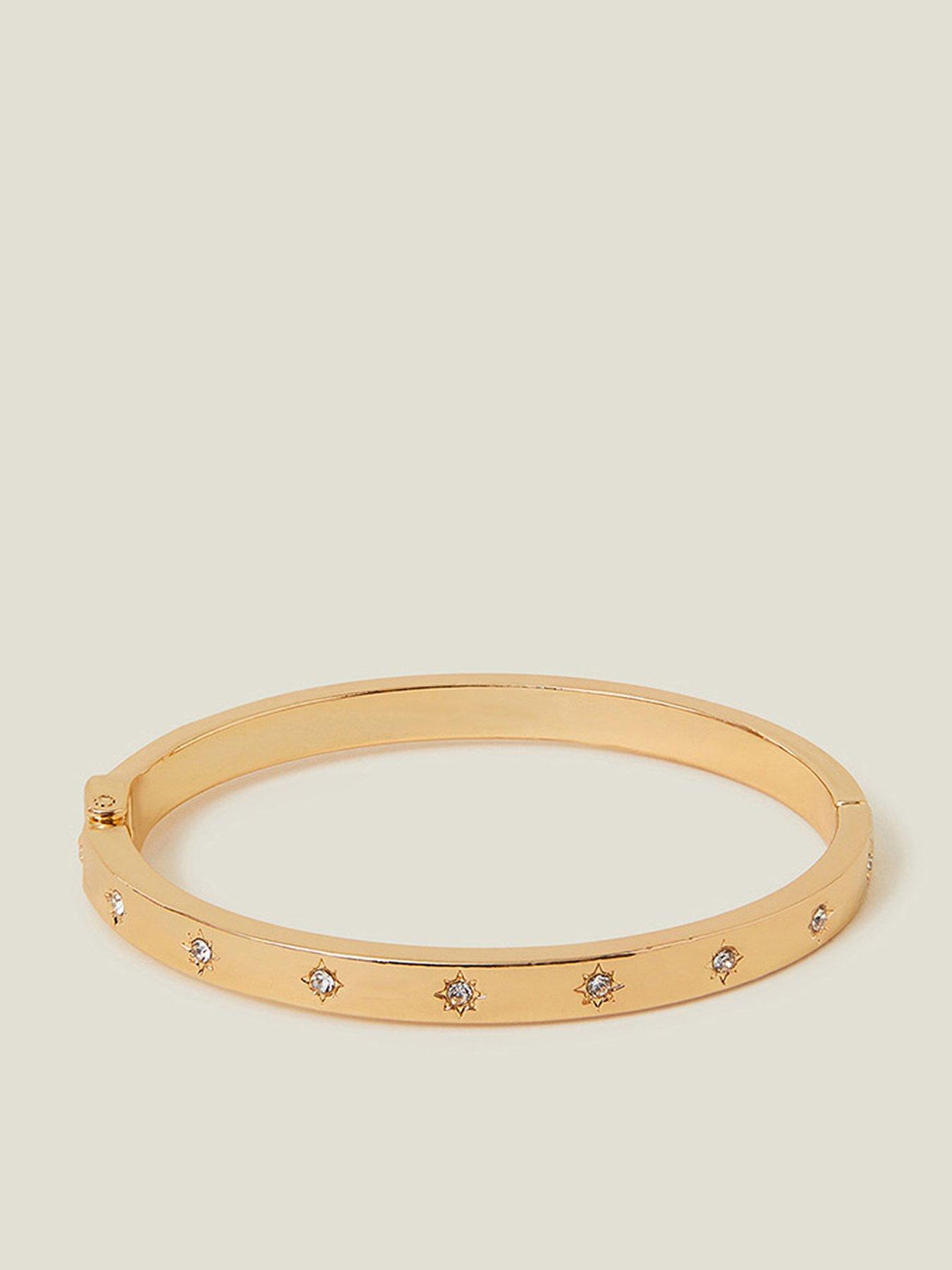Image 1 of 3 of Accessorize Celestial Gem Bangle