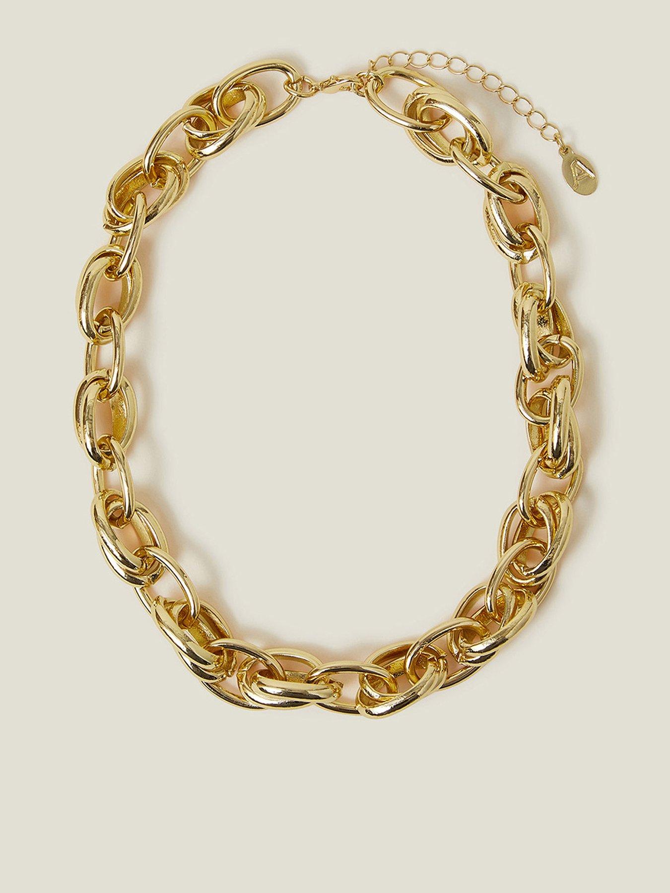 Image of Accessorize Double Link Chunky Chain Necklace