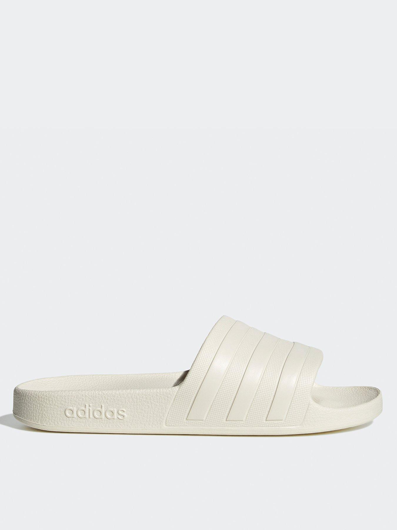 Image of adidas Sportswear Womens Adilette Aqua Slides - White