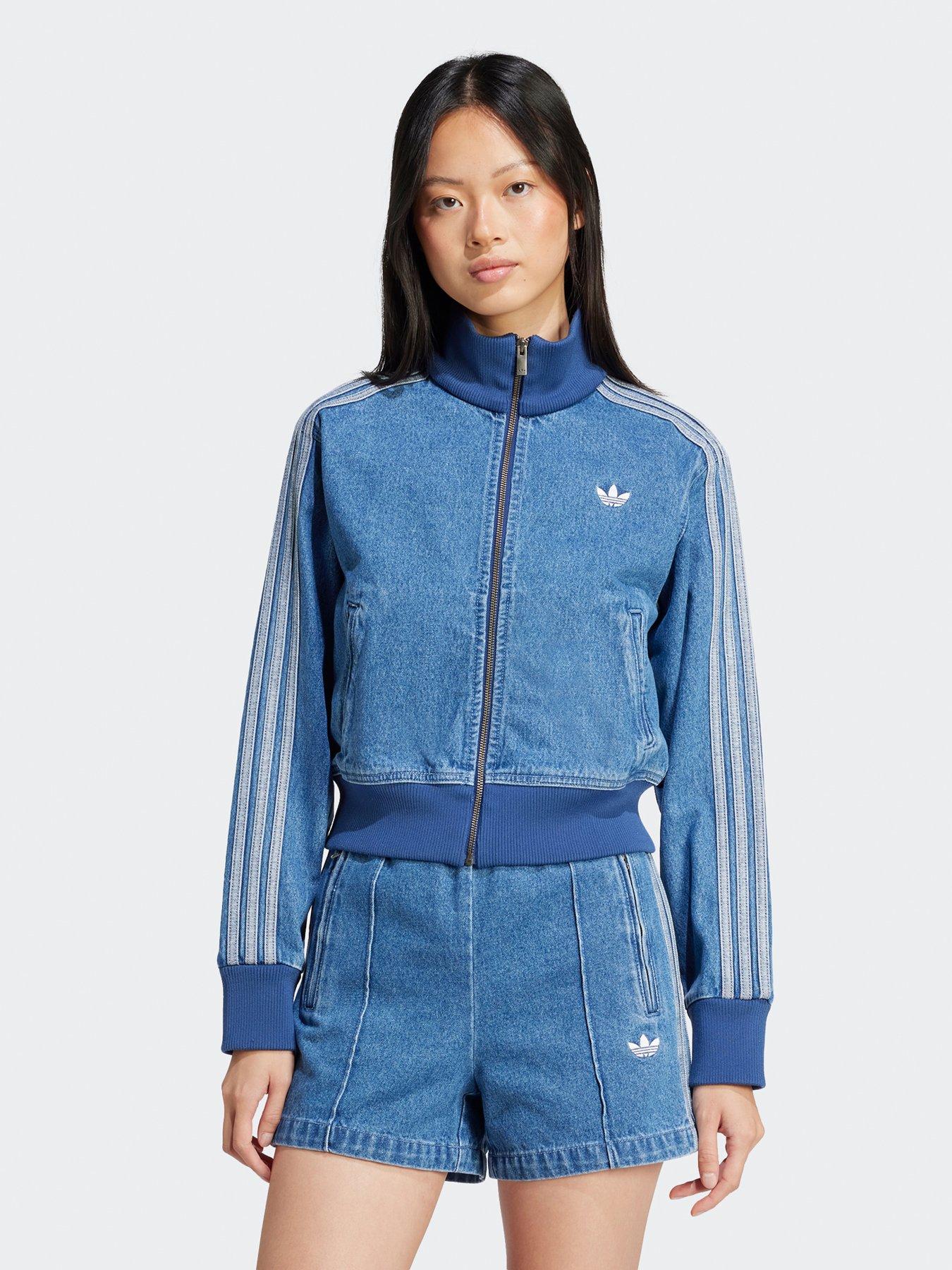 adidas Originals Women's Adicolor Denim Track Top - Blue