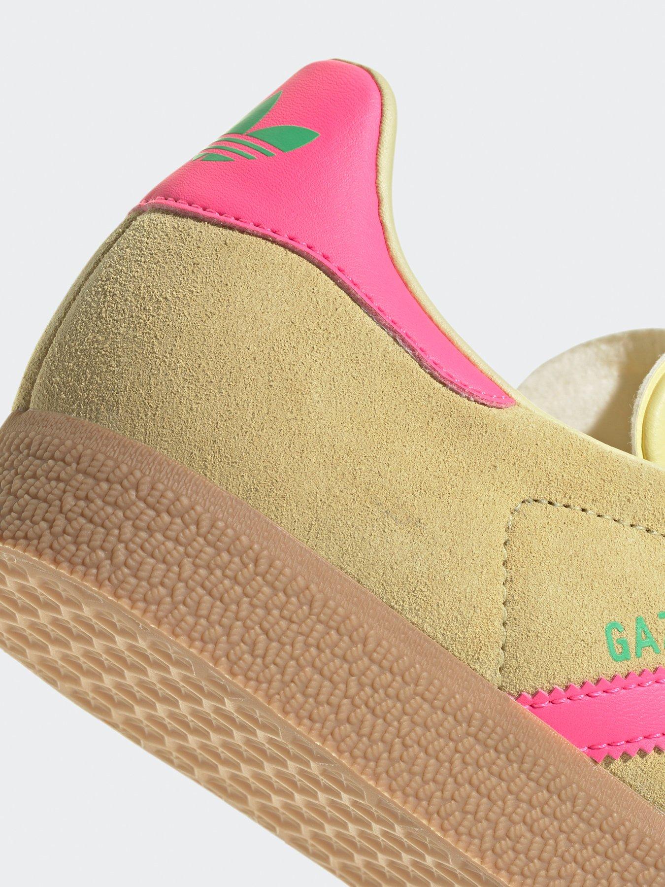 Image 6 of 6 of adidas Originals Womens Gazelle Trainers - Yellow