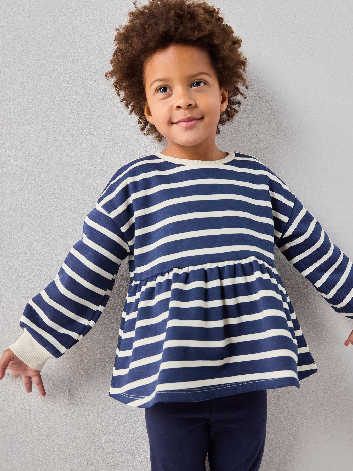 Mini V by Very Girls Peplum Hem Sweat And Legging Set - Multi