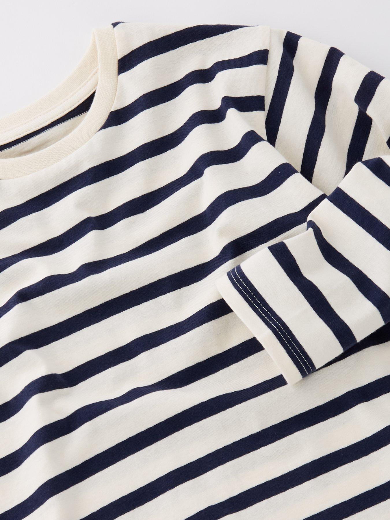 the-very-collection-girls-stripe-long-sleeve-t-shirt-navyoutfit