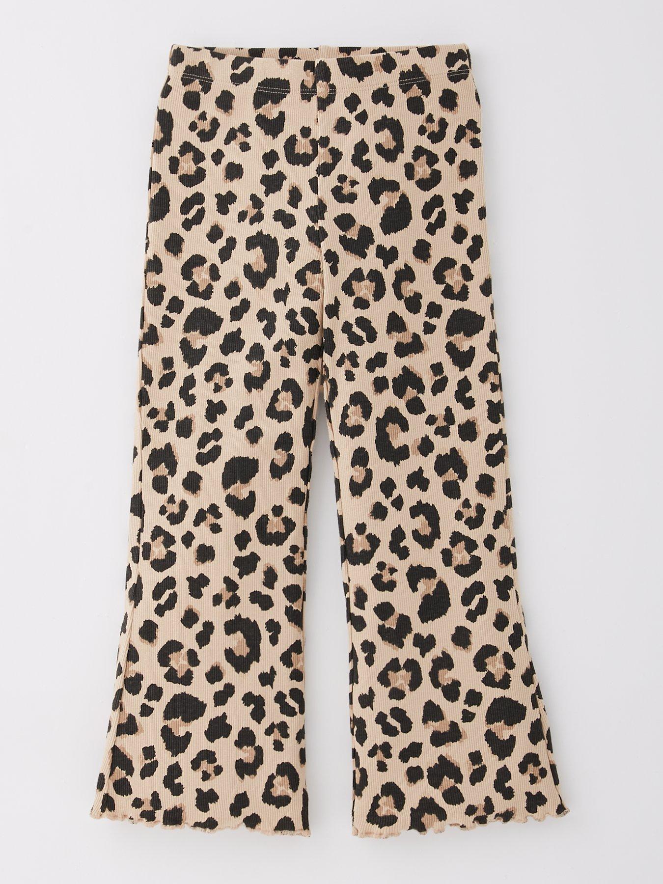 The Very Collection Girls Leopard Print Leggings - Multi
