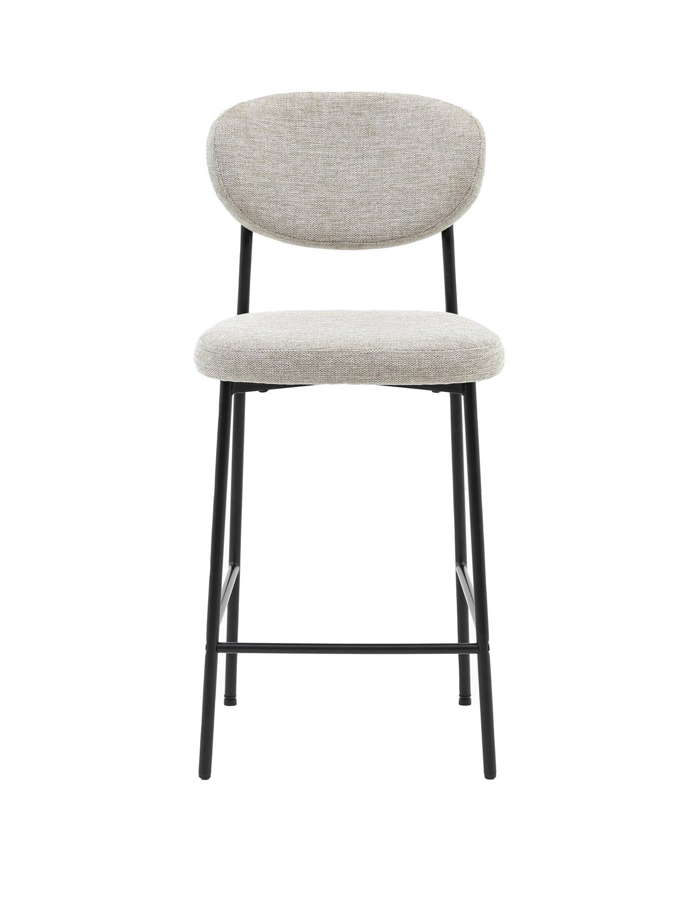 Image 2 of 7 of Gallery Direct Set of 2 Kara Natural Bar Stools