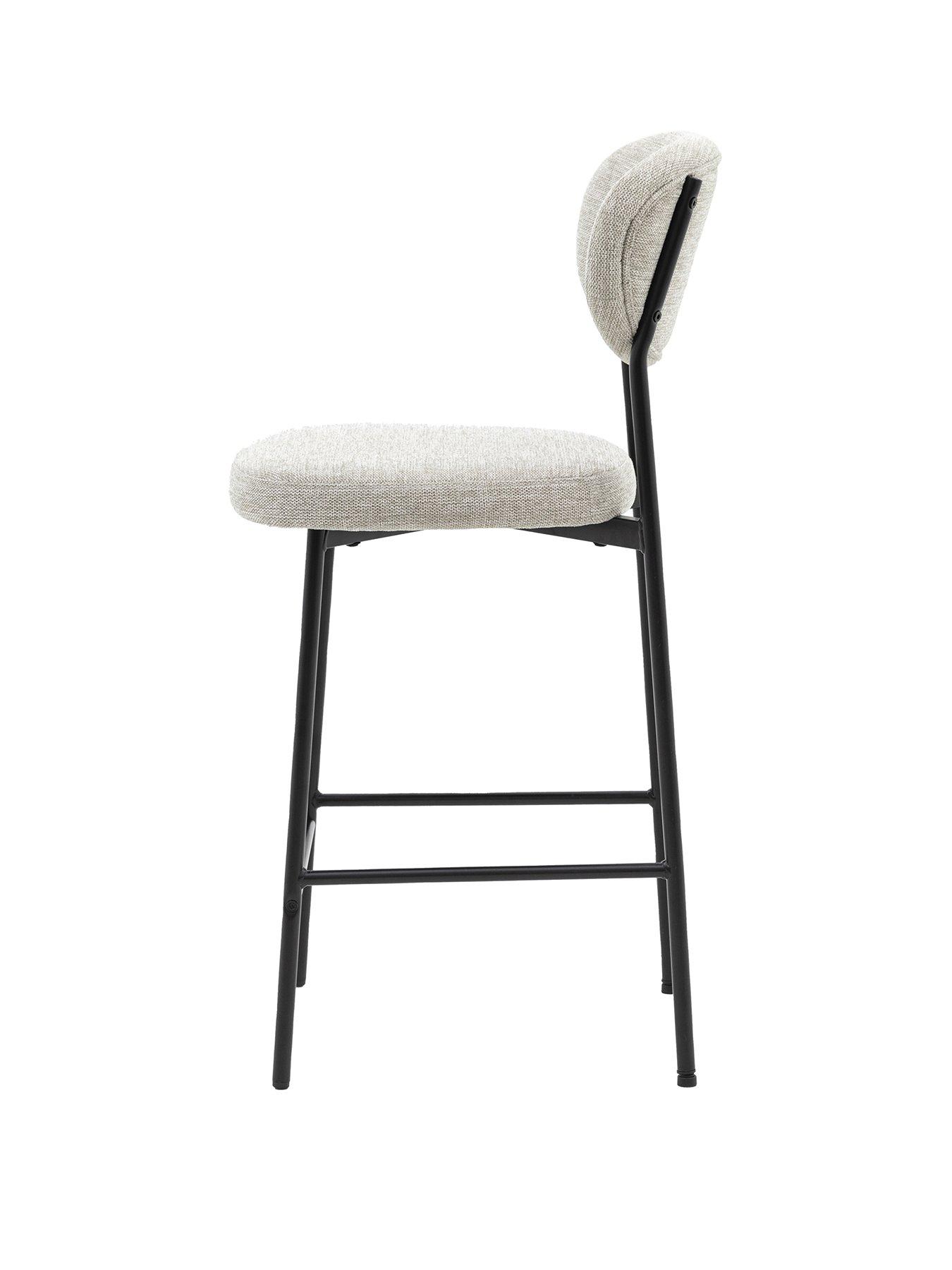 Image 3 of 7 of Gallery Direct Set of 2 Kara Natural Bar Stools